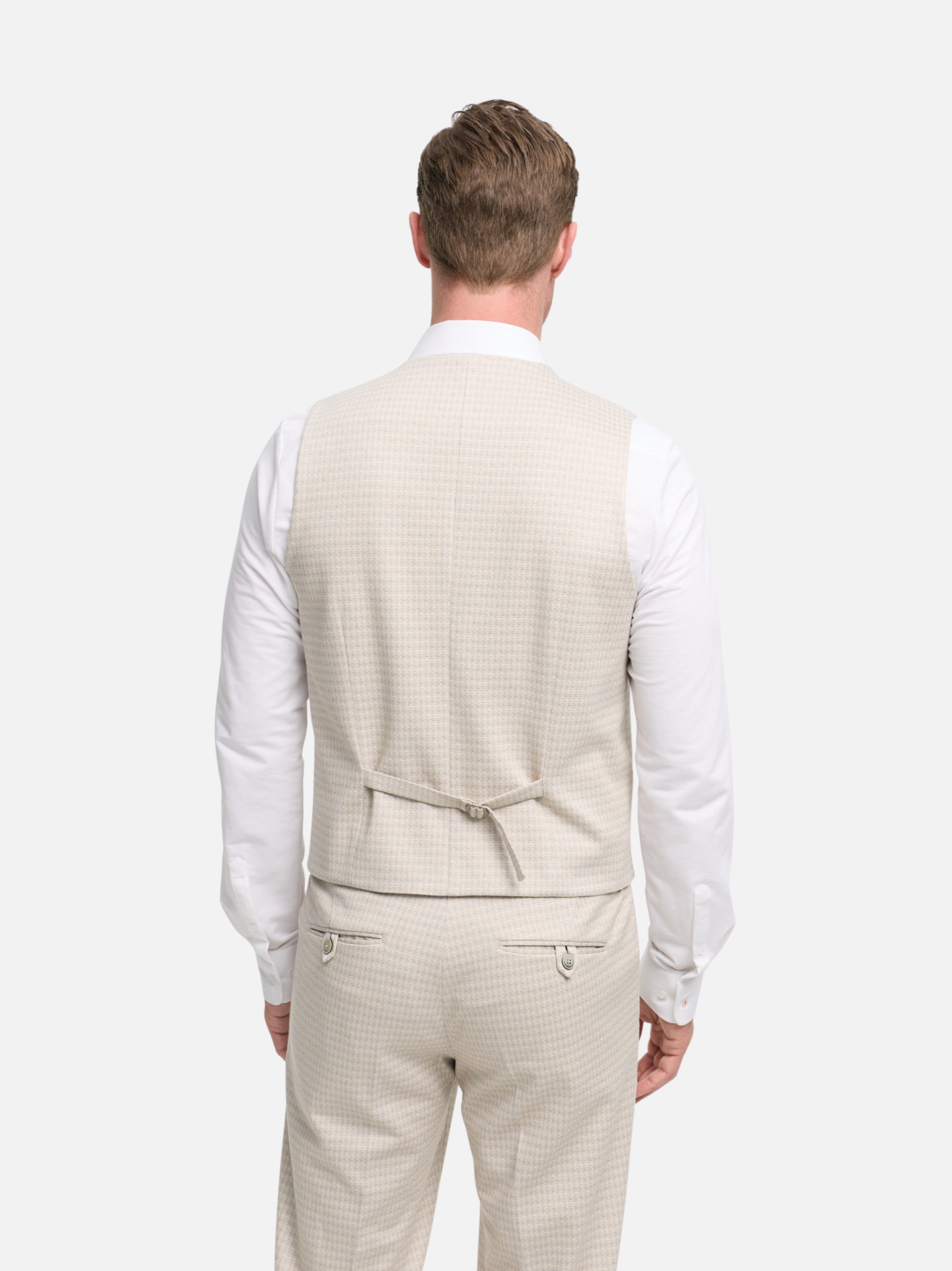 DiWesley Anzugweste Slim Fit | Med. Beige