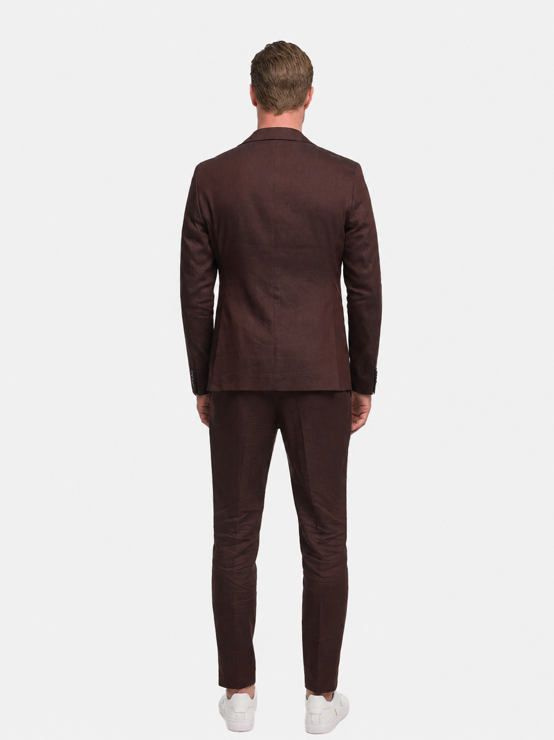 Leinen Anzug 211547-580 Dk. Red
