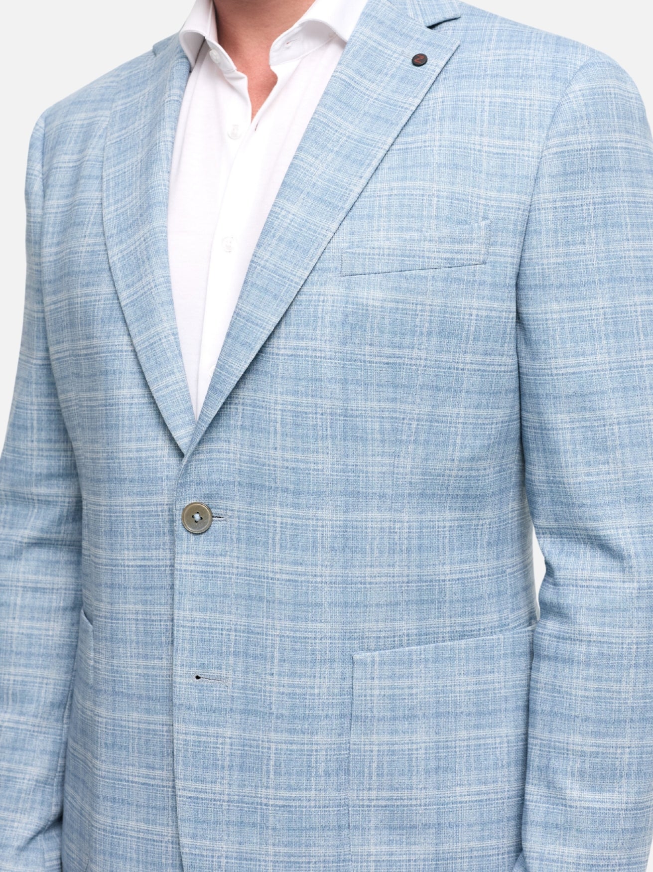 Herren Sakko DiNick AT in Lt. Blue, Detailansicht
