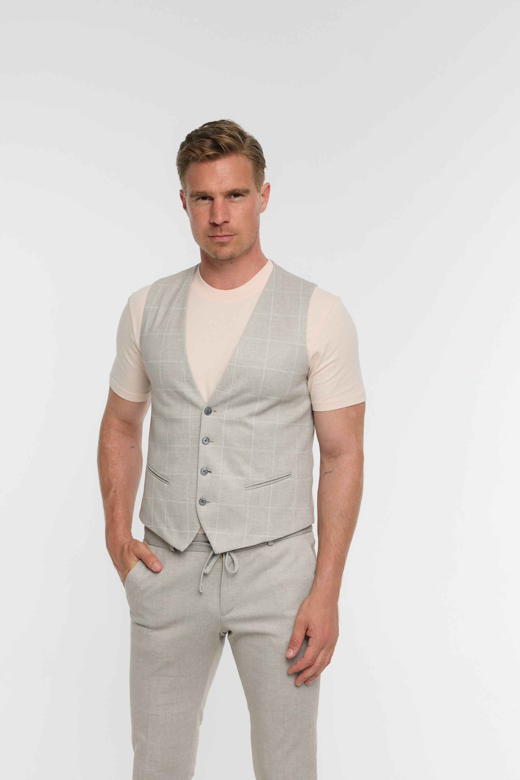 Jerseyvest DiWesley Slim 231648-220