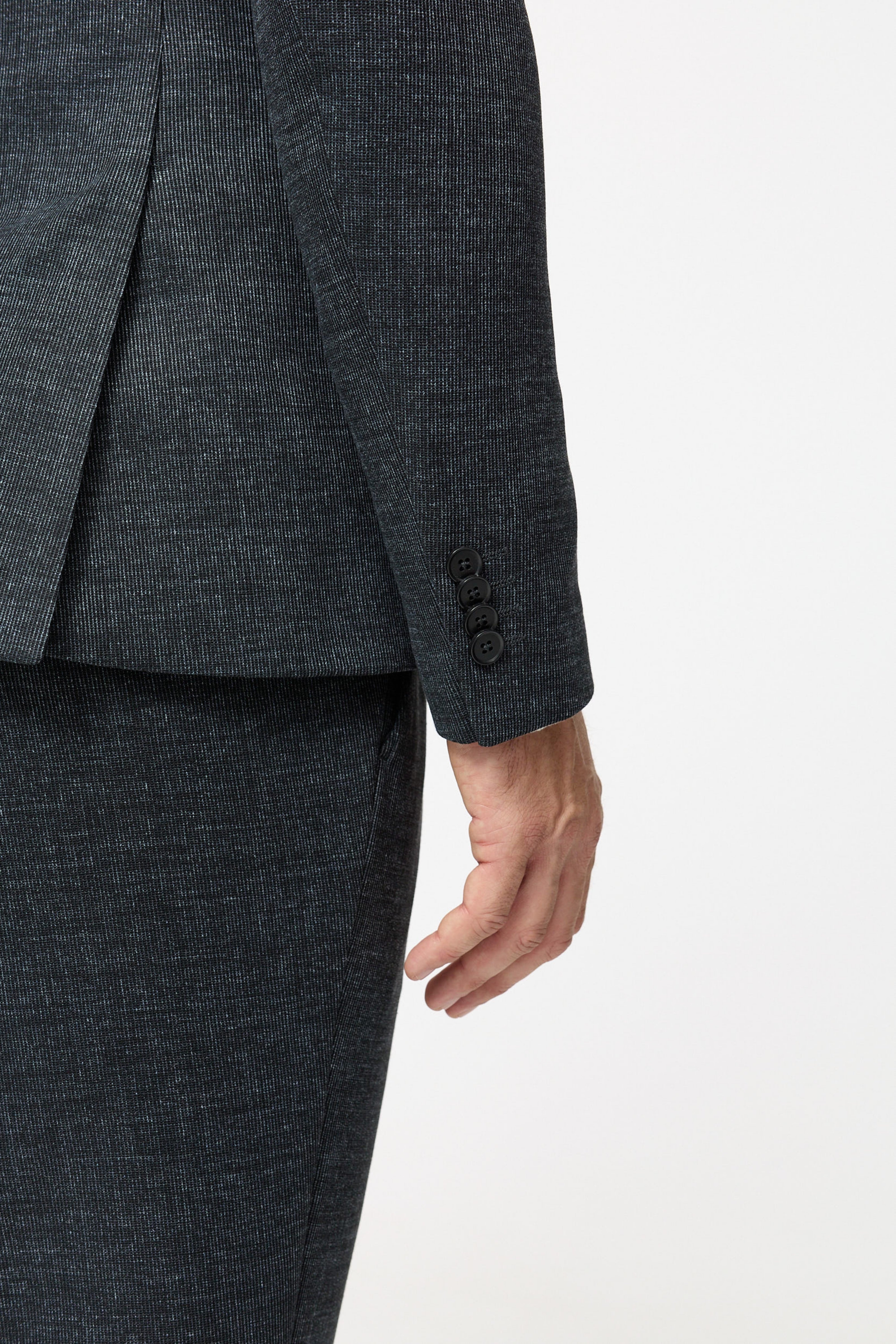 Jersey Anzug 232614-395 Anthrazit