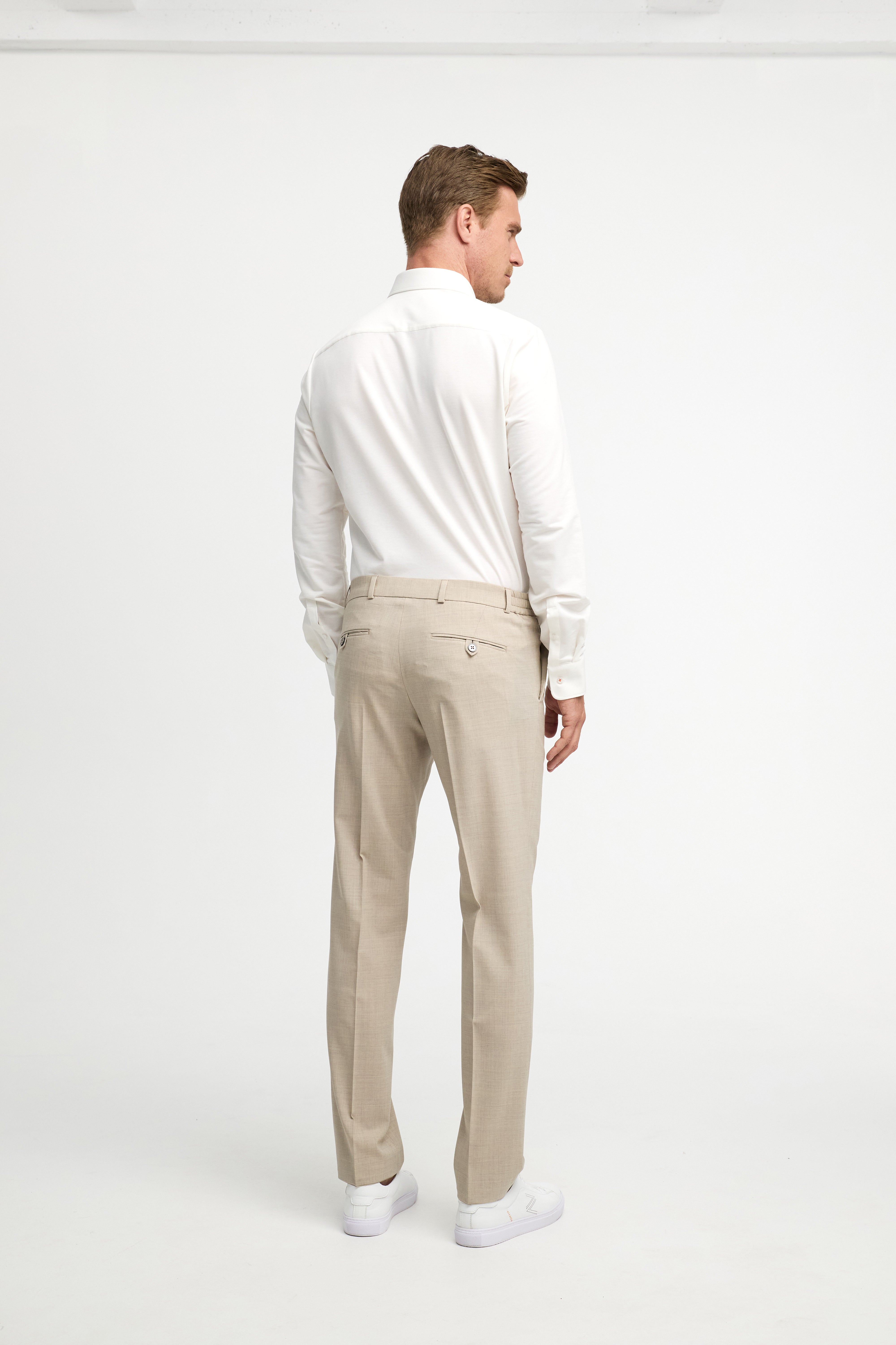 Anzughose DiSailorflex SE aus elastischer Schurwolle 251011-250 Beige