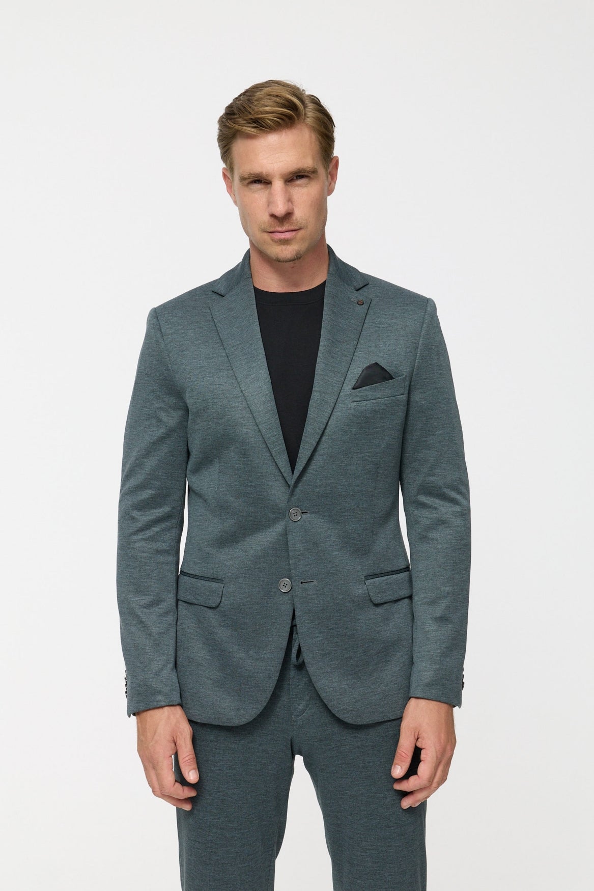 Jersey Sakko DiNick 251617-370 | Dk. Grey