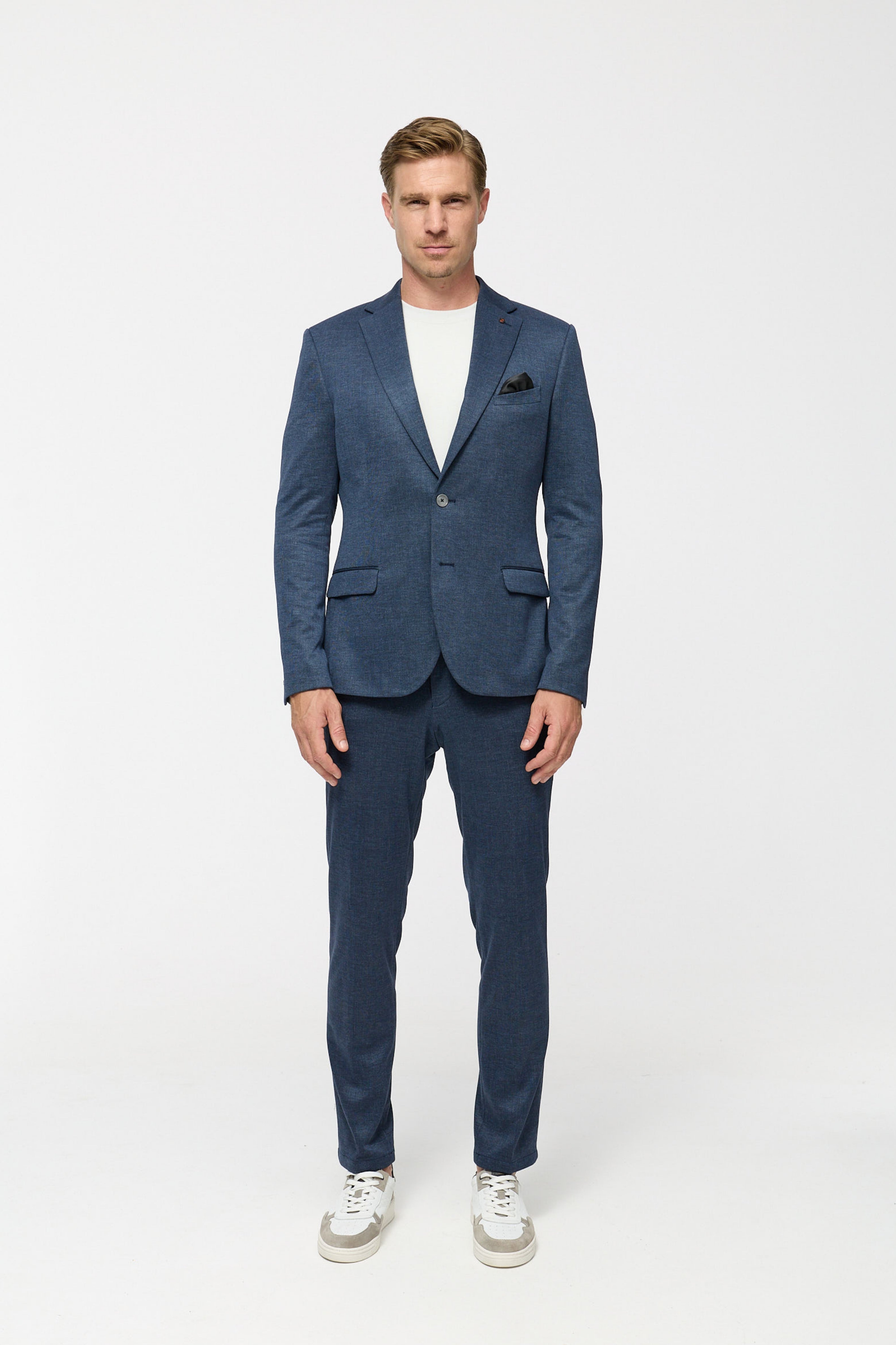 Jersey Anzug 251617-650 Jeansblue