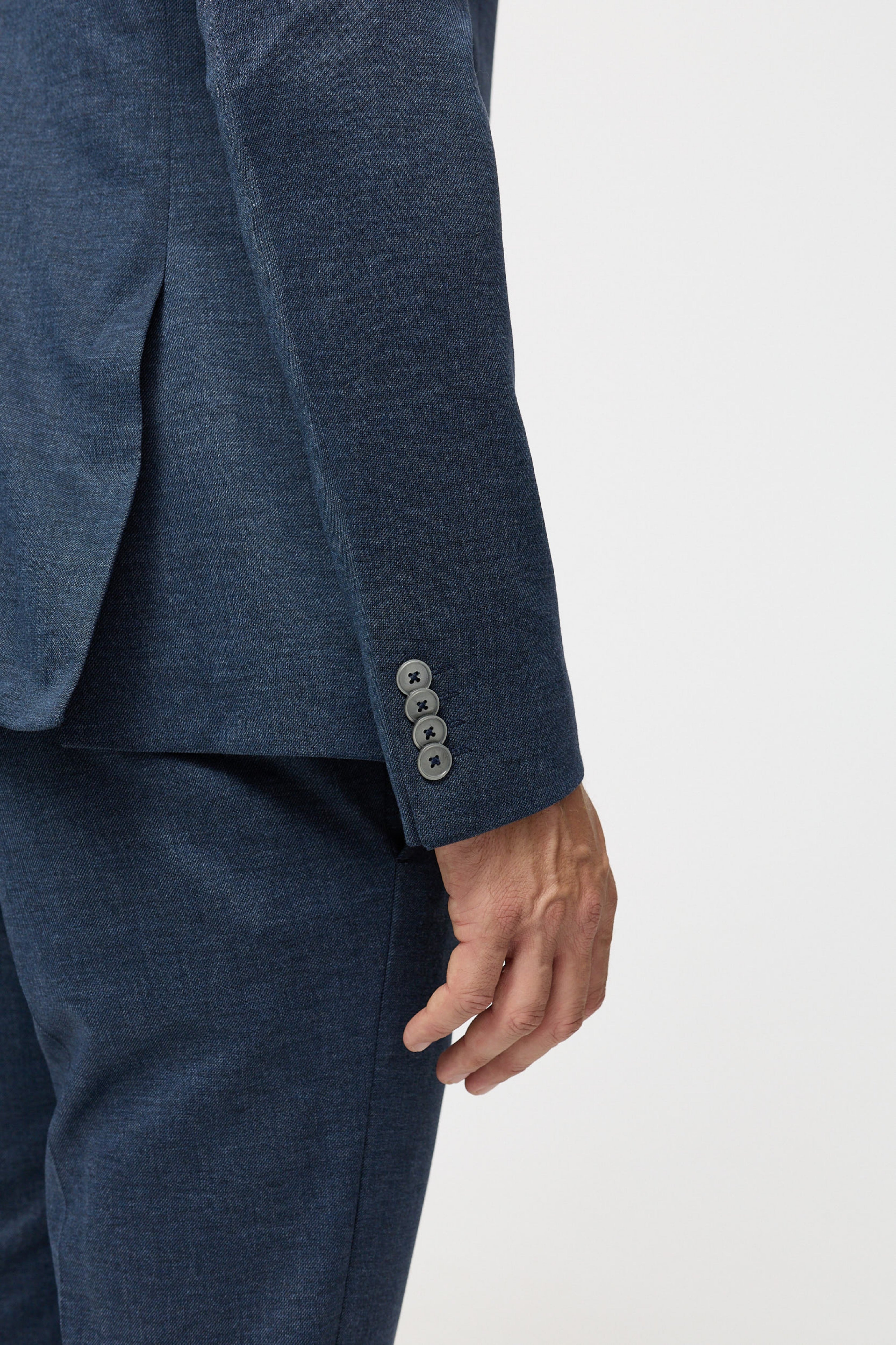 Jersey Anzug 251617-650 Jeansblue