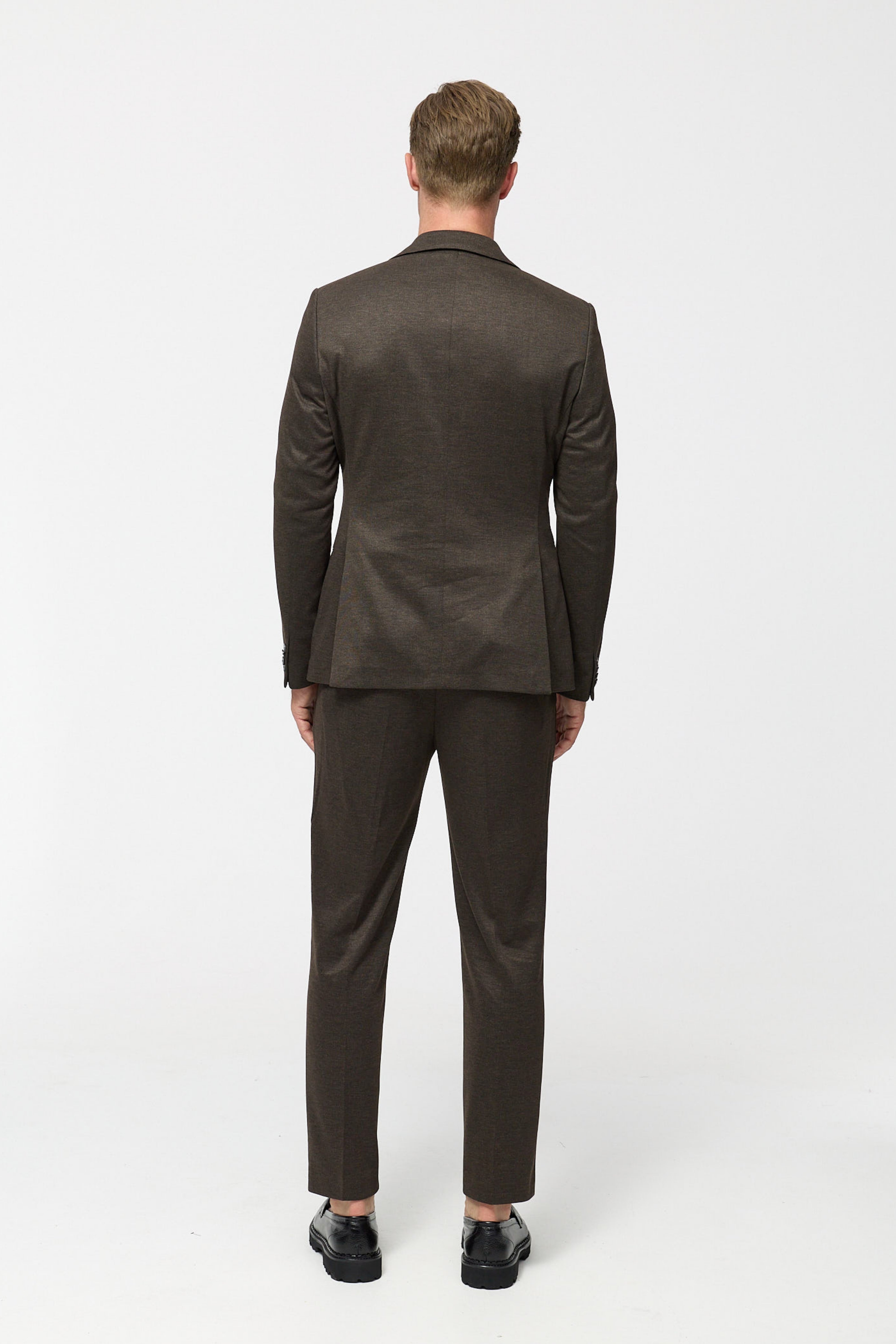 Jersey Anzug 251617-890 Dark Brown