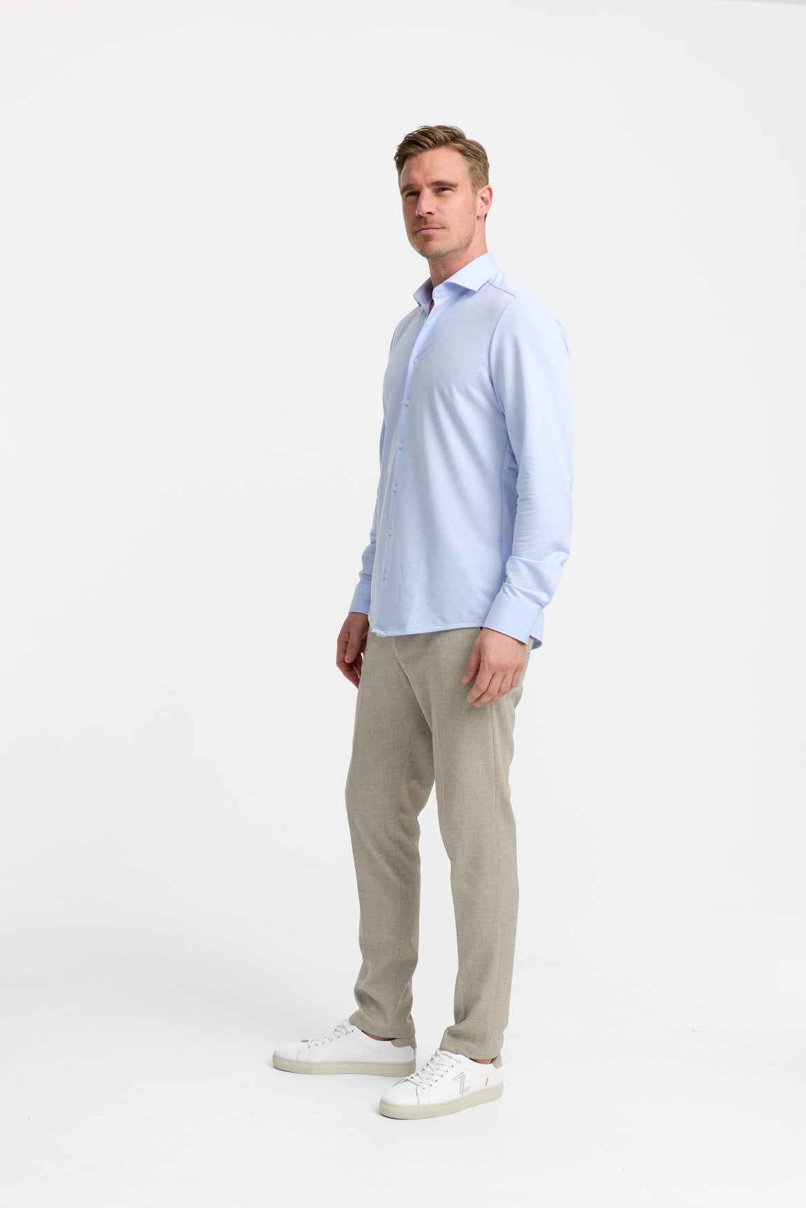 Herren Hemd DiHans in Lt. Blue, Seitenansicht