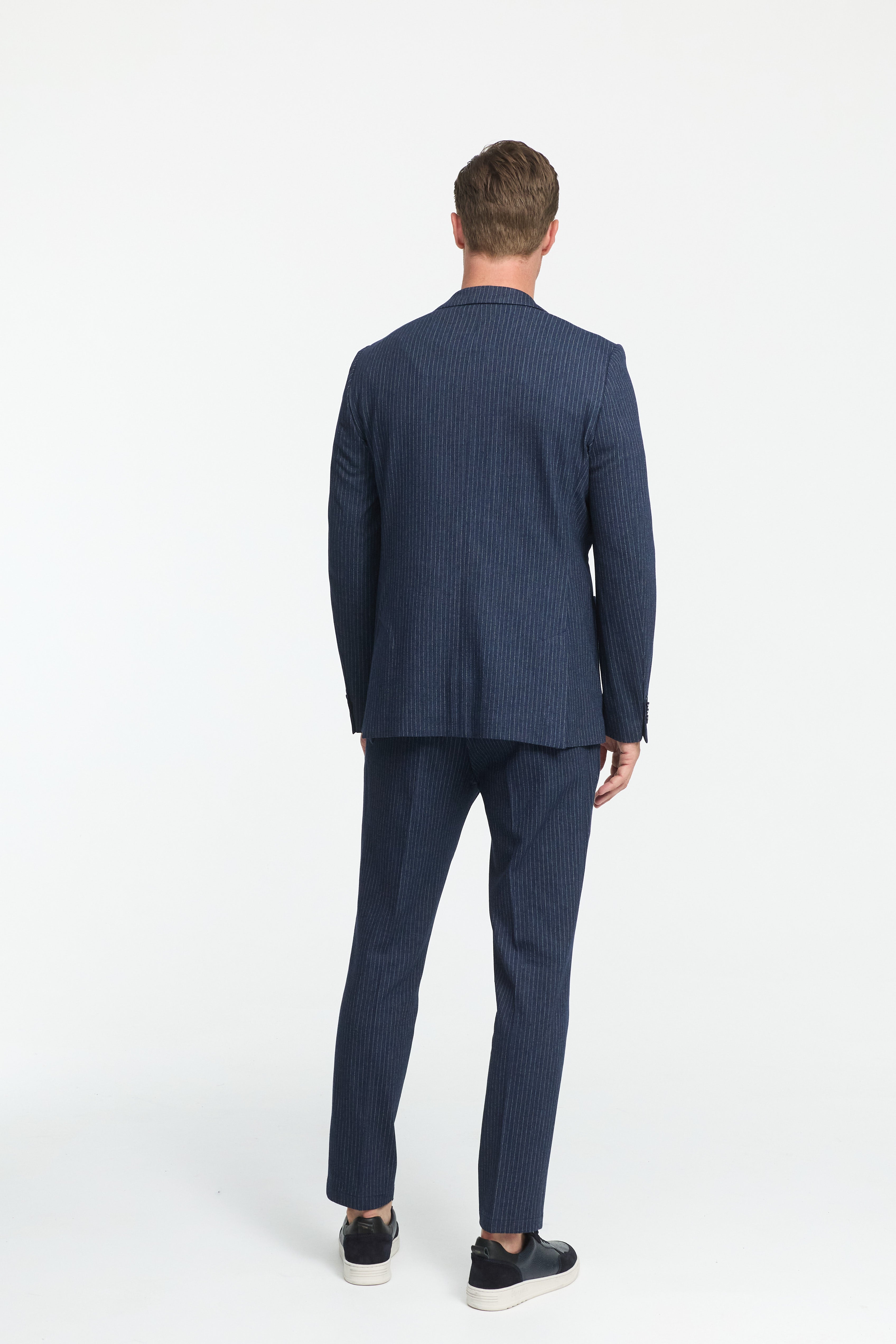 Jersey Anzug 252051-680 Blau gestreift