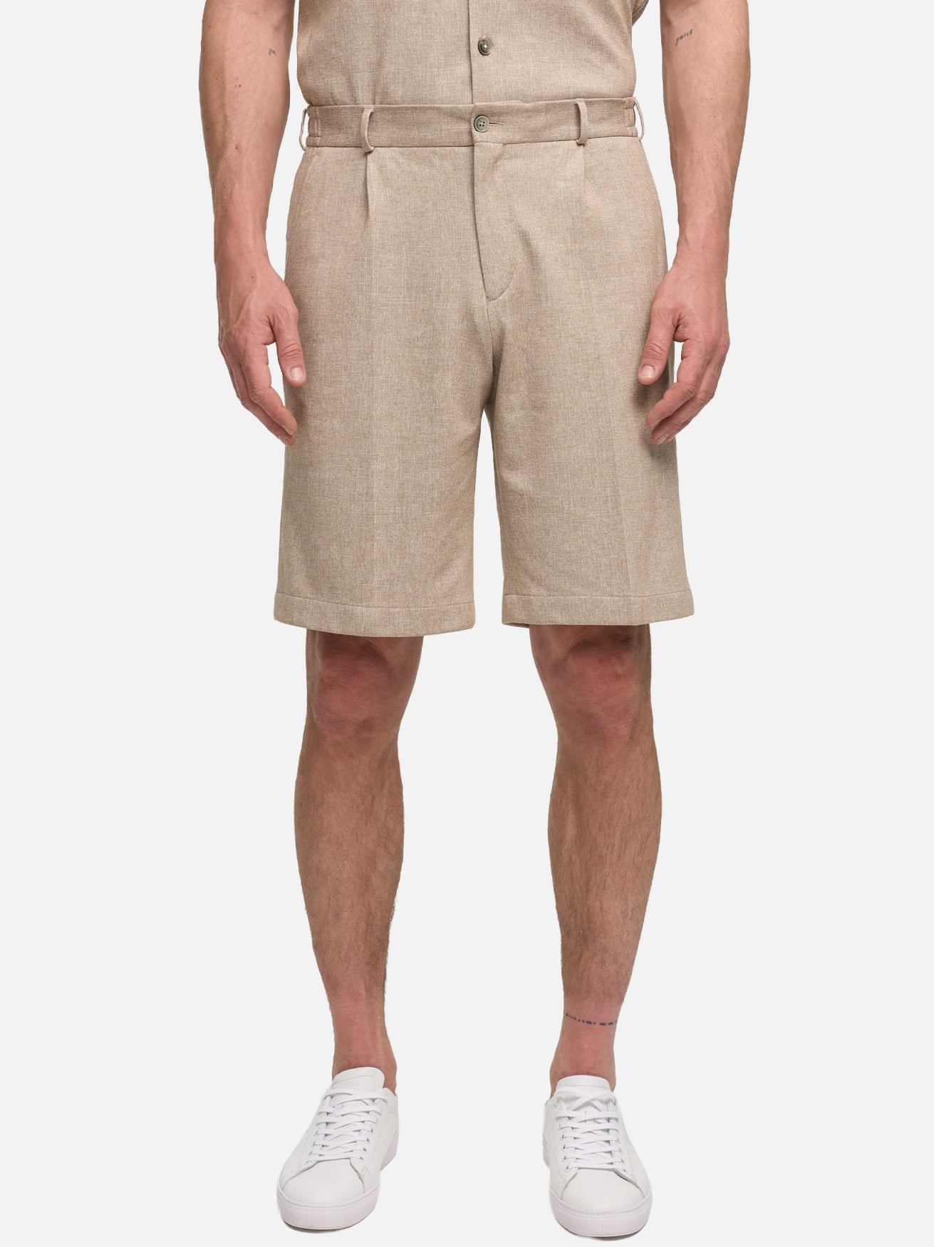 Herren Shorts DiPino SE in Lt. Beige, Vorderansicht
