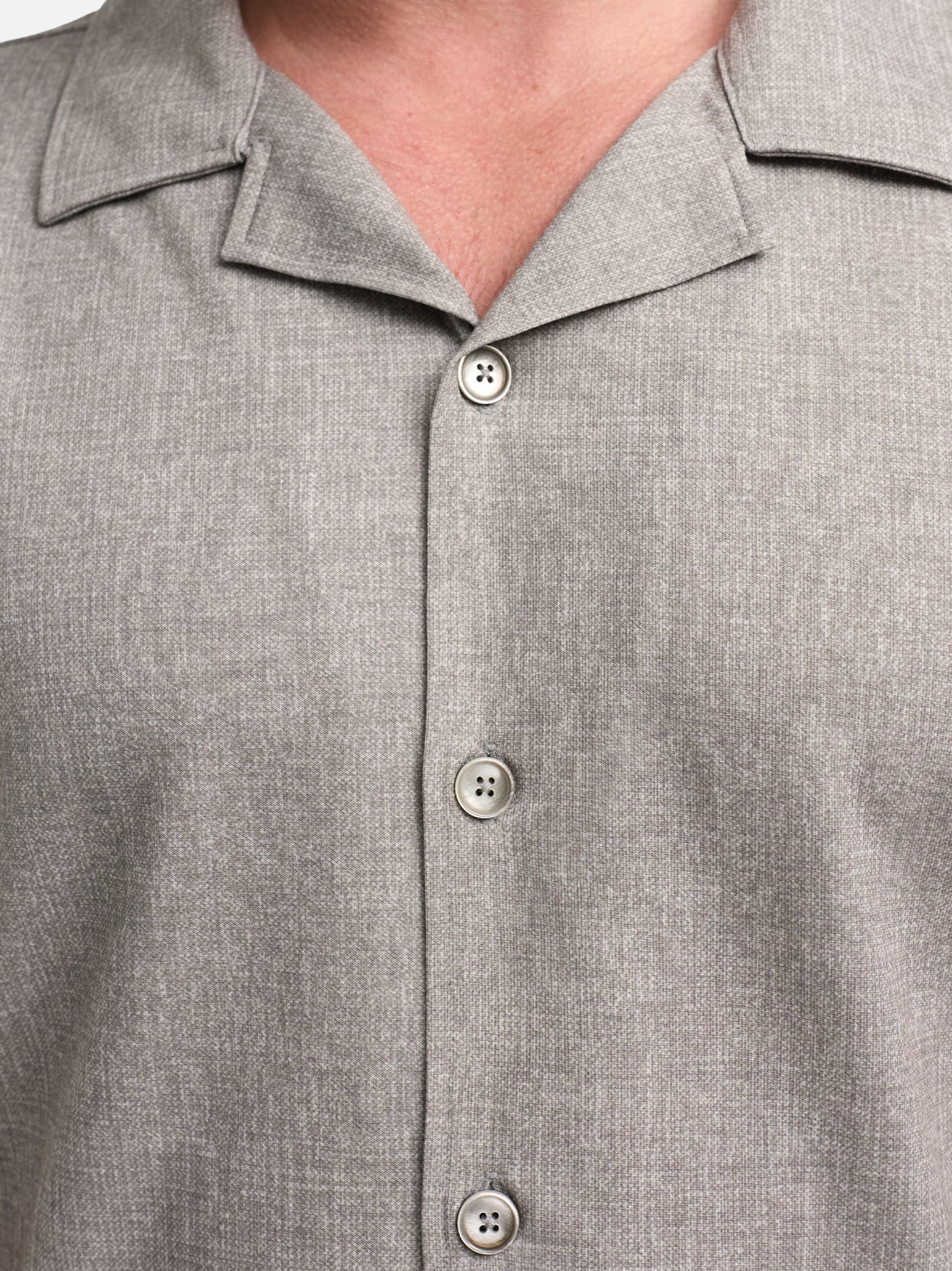 Herren Hemd DiCarlo in Med. Grey, Detailansicht