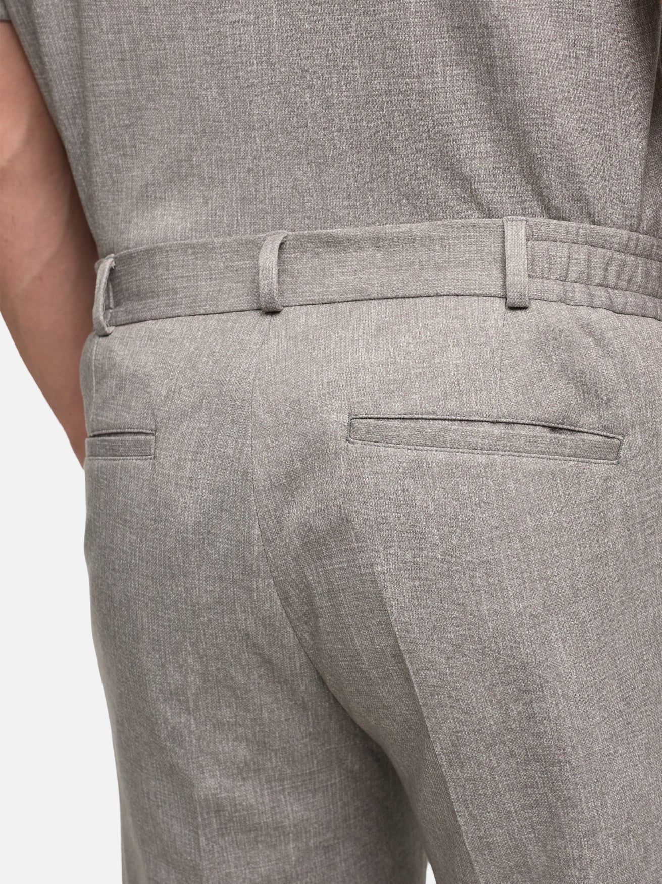 Herren Shorts DiPino SE in Med. Grey, Detailansicht