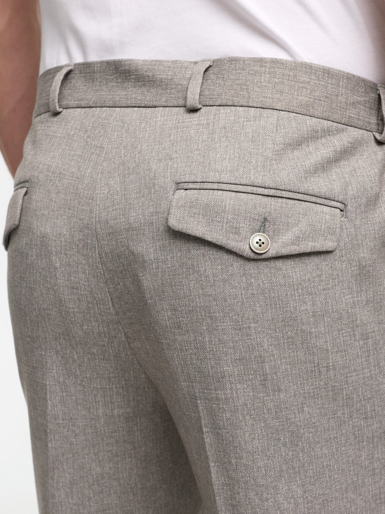 Herren Hose DiCliffer36 SE in Med. Grey, Detailansicht