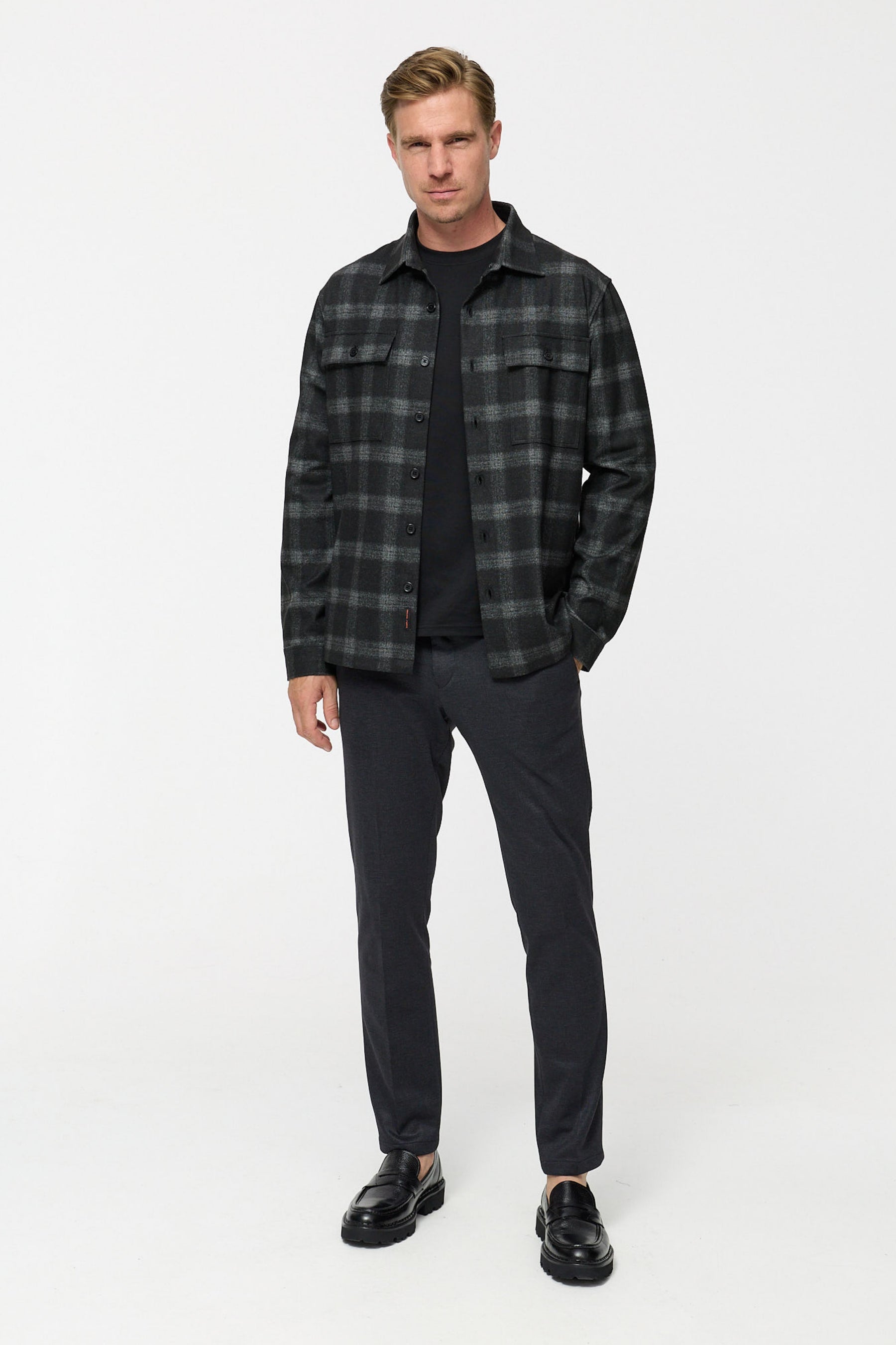 Overshirt DiTyler 252675-390 Grey Checked