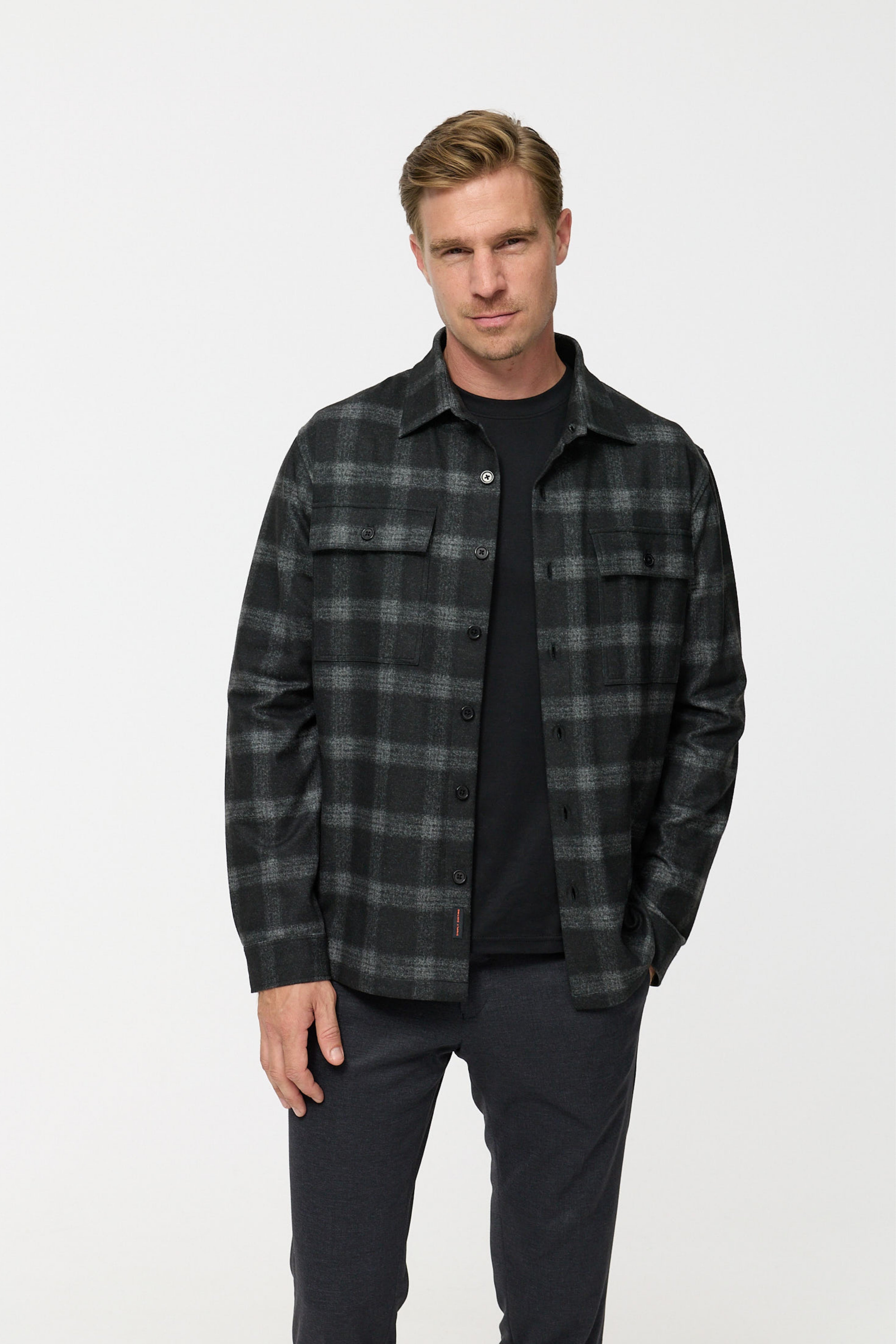 Overshirt DiTyler 252675-390 Grey Checked