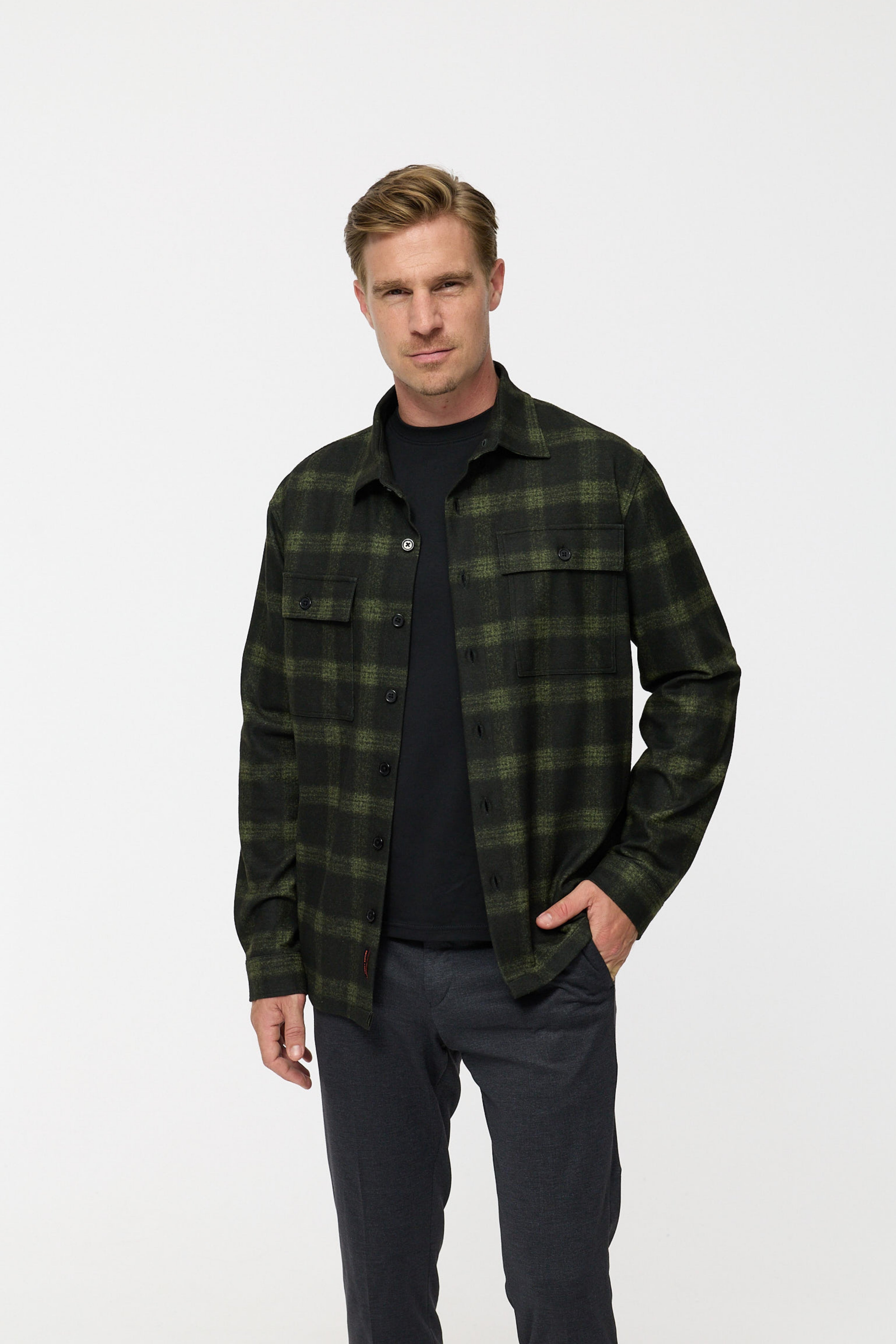 Overshirt DiTyler 252675-790 Green Checked