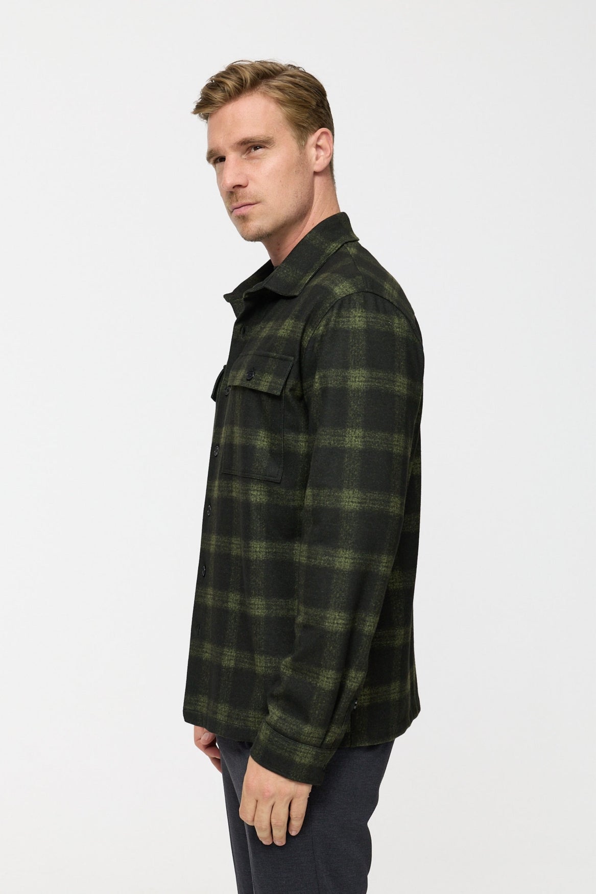DiTyler Overshirt Regular Fit | Dk. Green