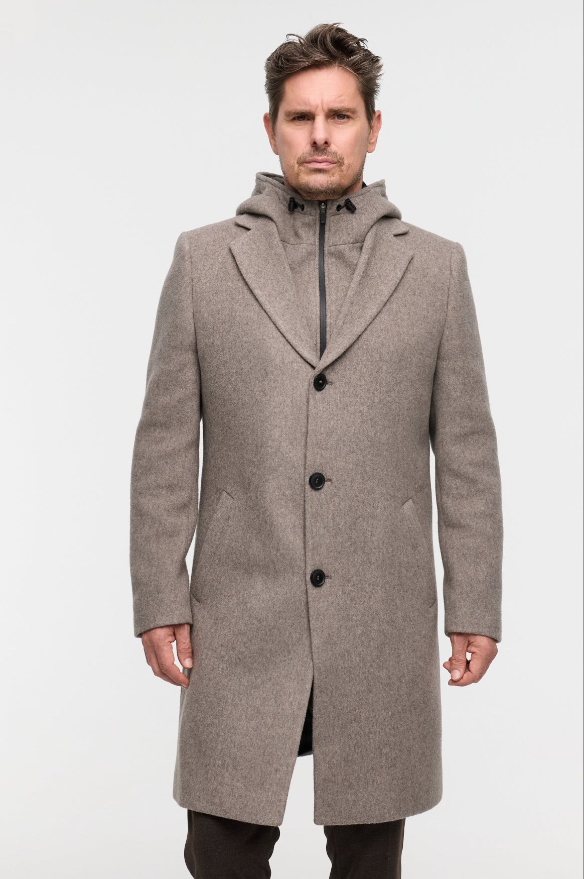 Mantel DiArvid 252814-260 | Taupe