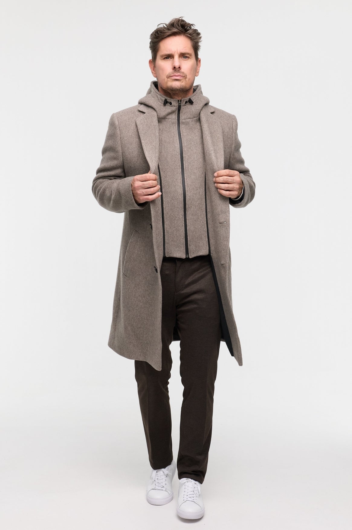 Mantel DiArvid 252814-260 | Taupe