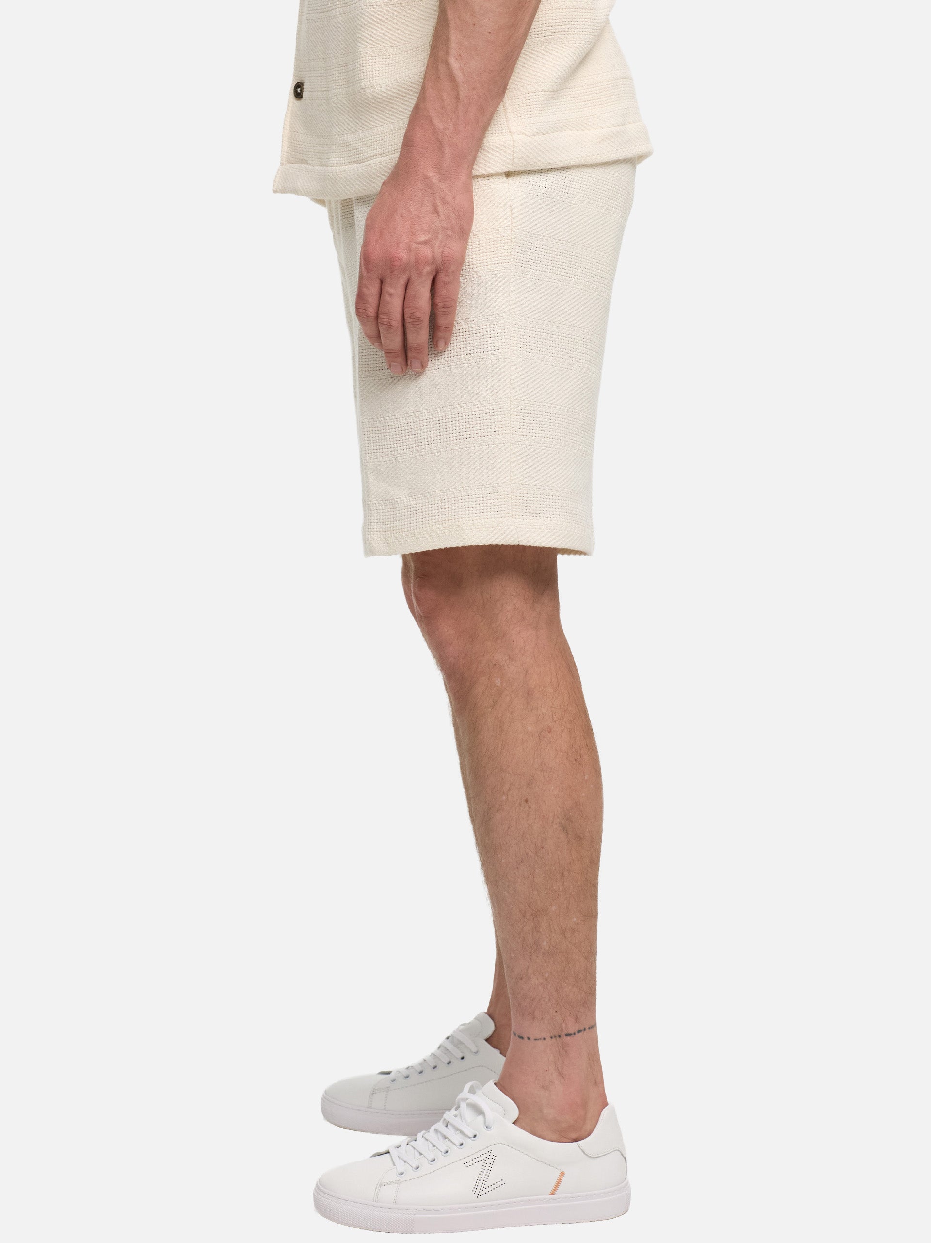 Herren Shorts DiPino SE in Offwhite, Seitenansicht