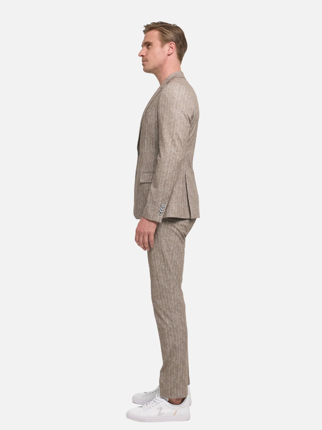 Jersey Anzug Slim Fit | 261649 | Dk. Beige