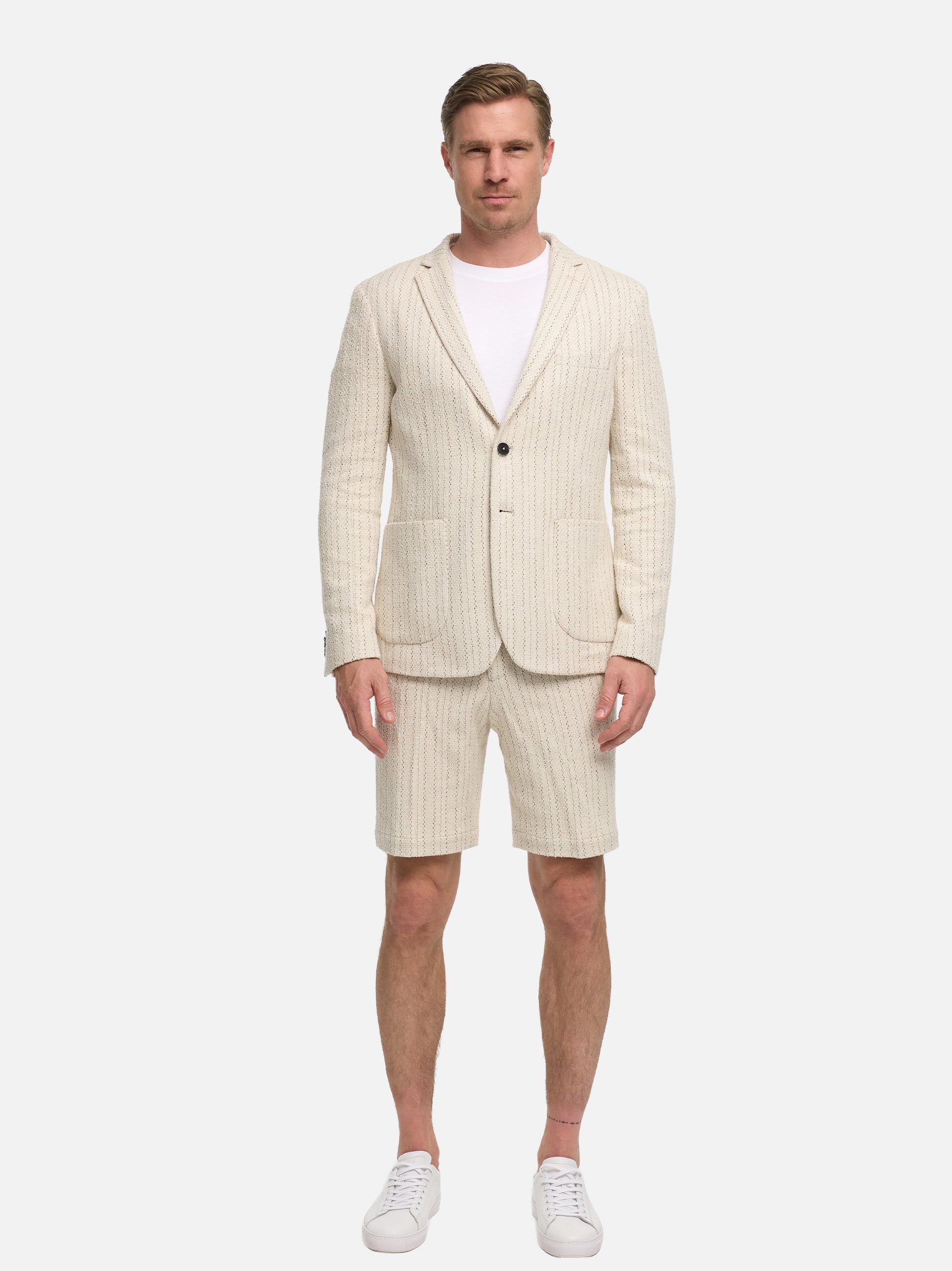 Herren Anzug in Med. Beige, Vorderansicht