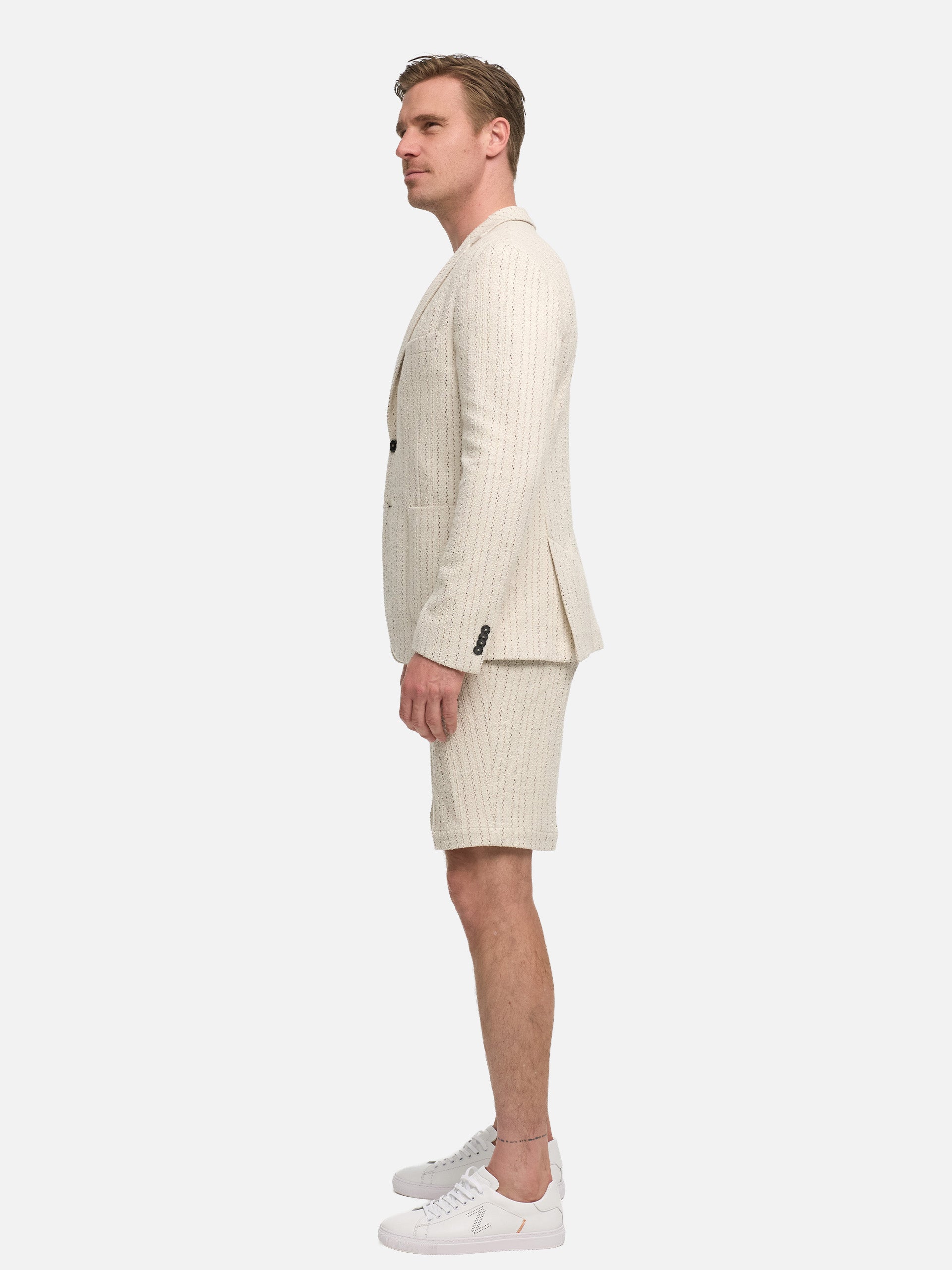 Herren Anzug in Med. Beige, Seitenansicht