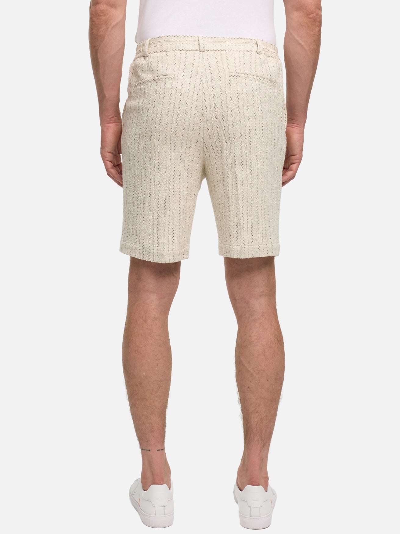Herren Shorts DiPino SE in Med. Beige, Rückansicht