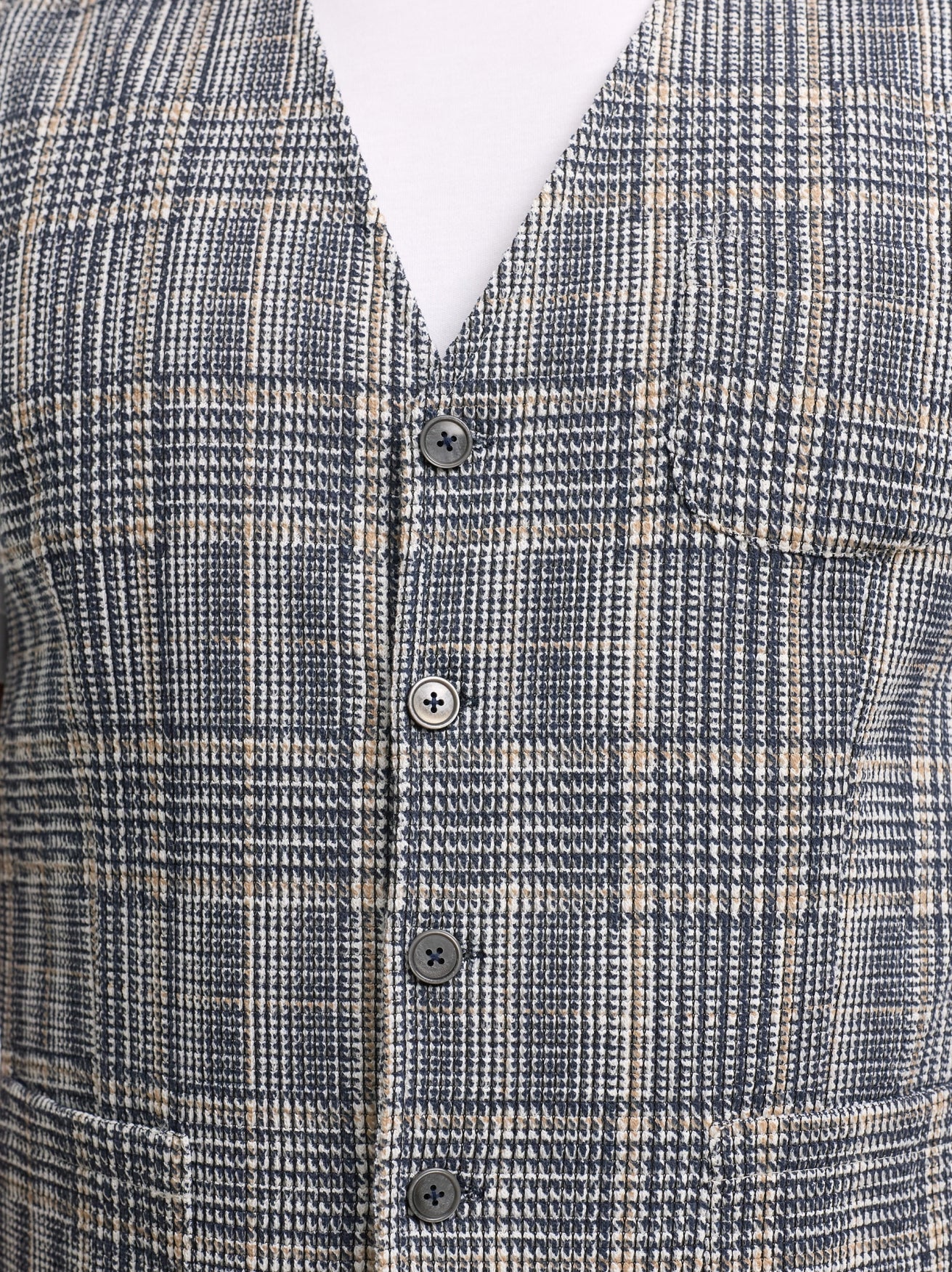 Herren Weste DiWim in Med. Blue, Lifestyle