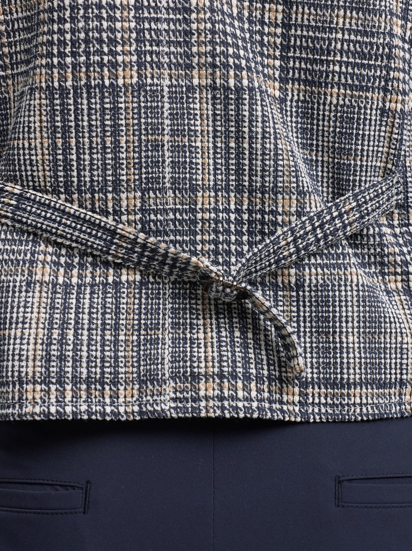 Herren Weste DiWim in Med. Blue, Detailansicht