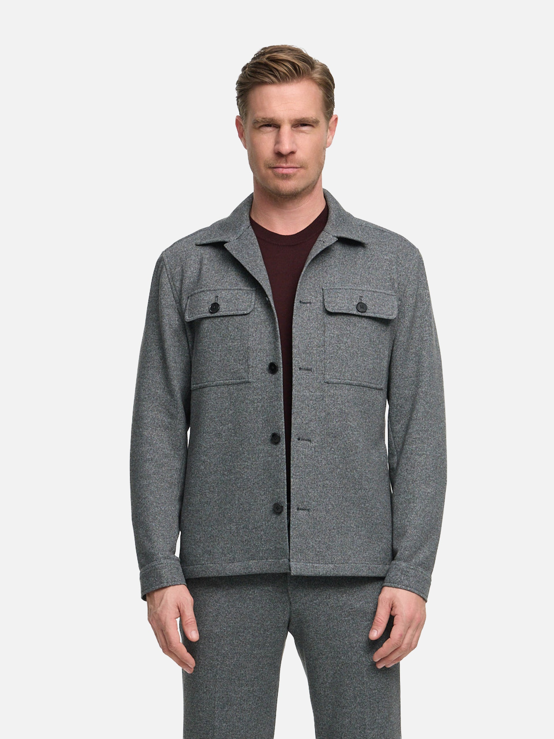 DiTheo 2 Overshirt Regular Fit | Dk. Grey