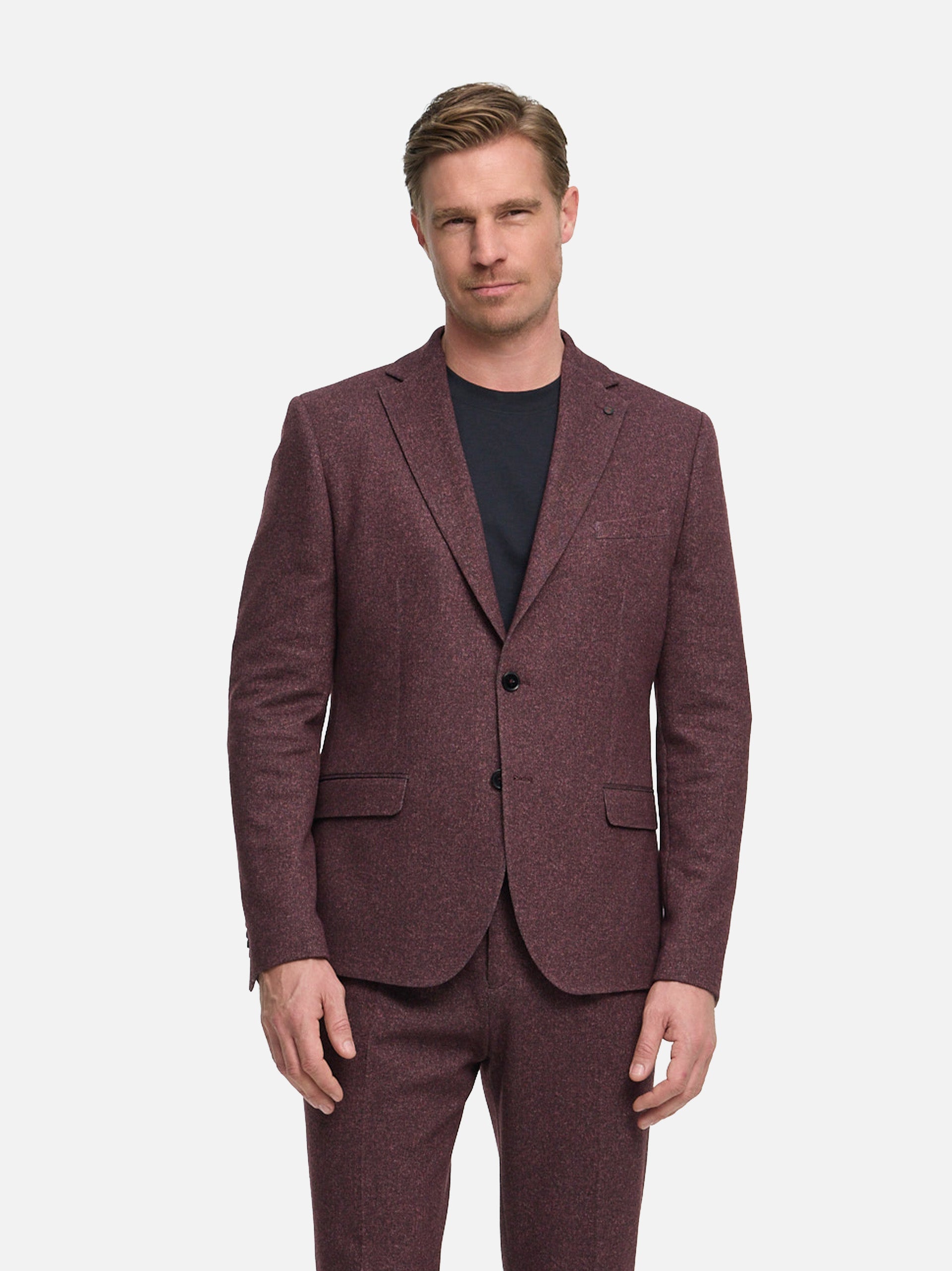 DiNick Sakko Slim Fit Dk. Red – Bestandteil des Anzugs
