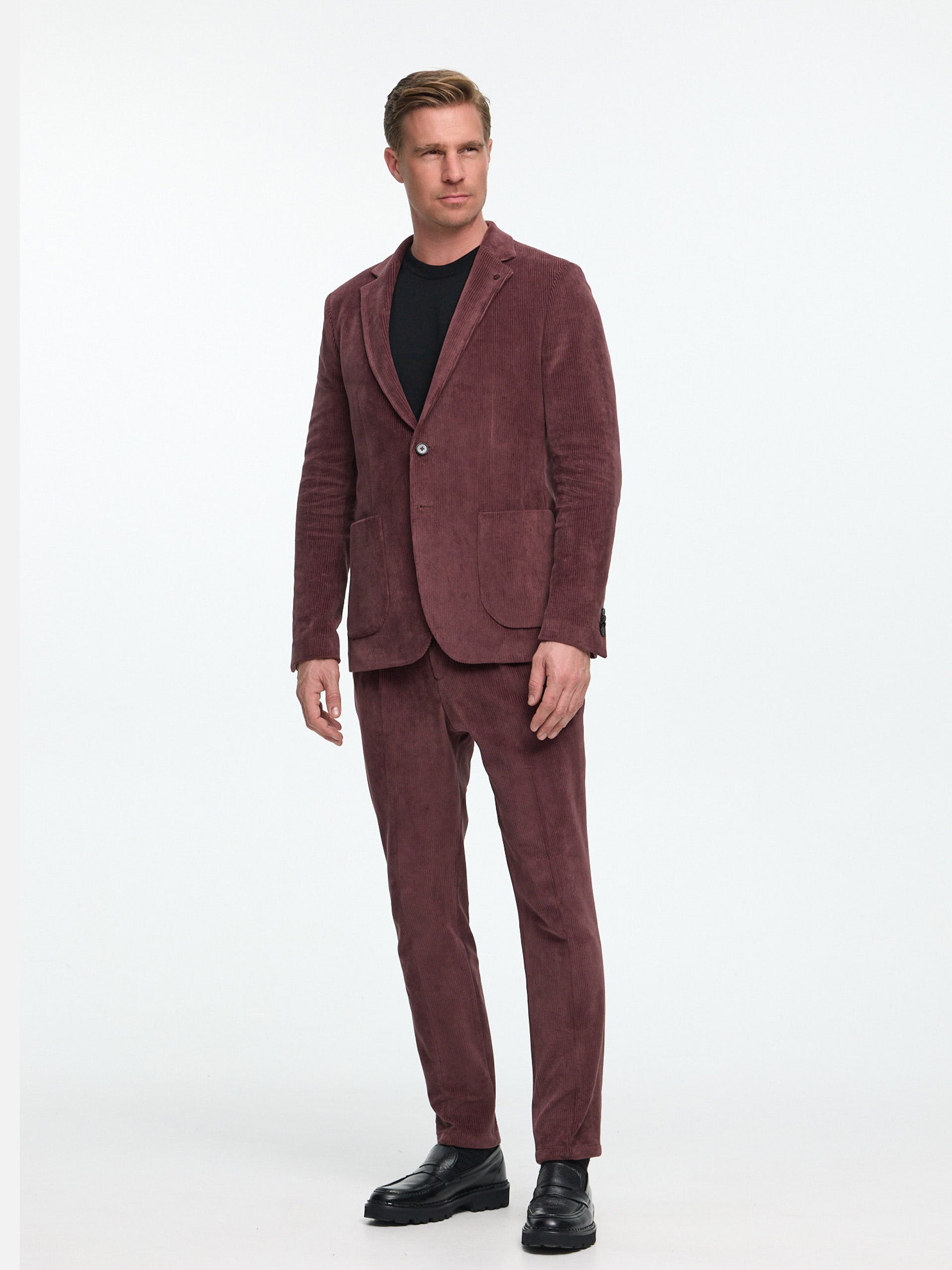 DiNove NCP Sakko Slim Fit Dk. Red – Bestandteil des Anzugs