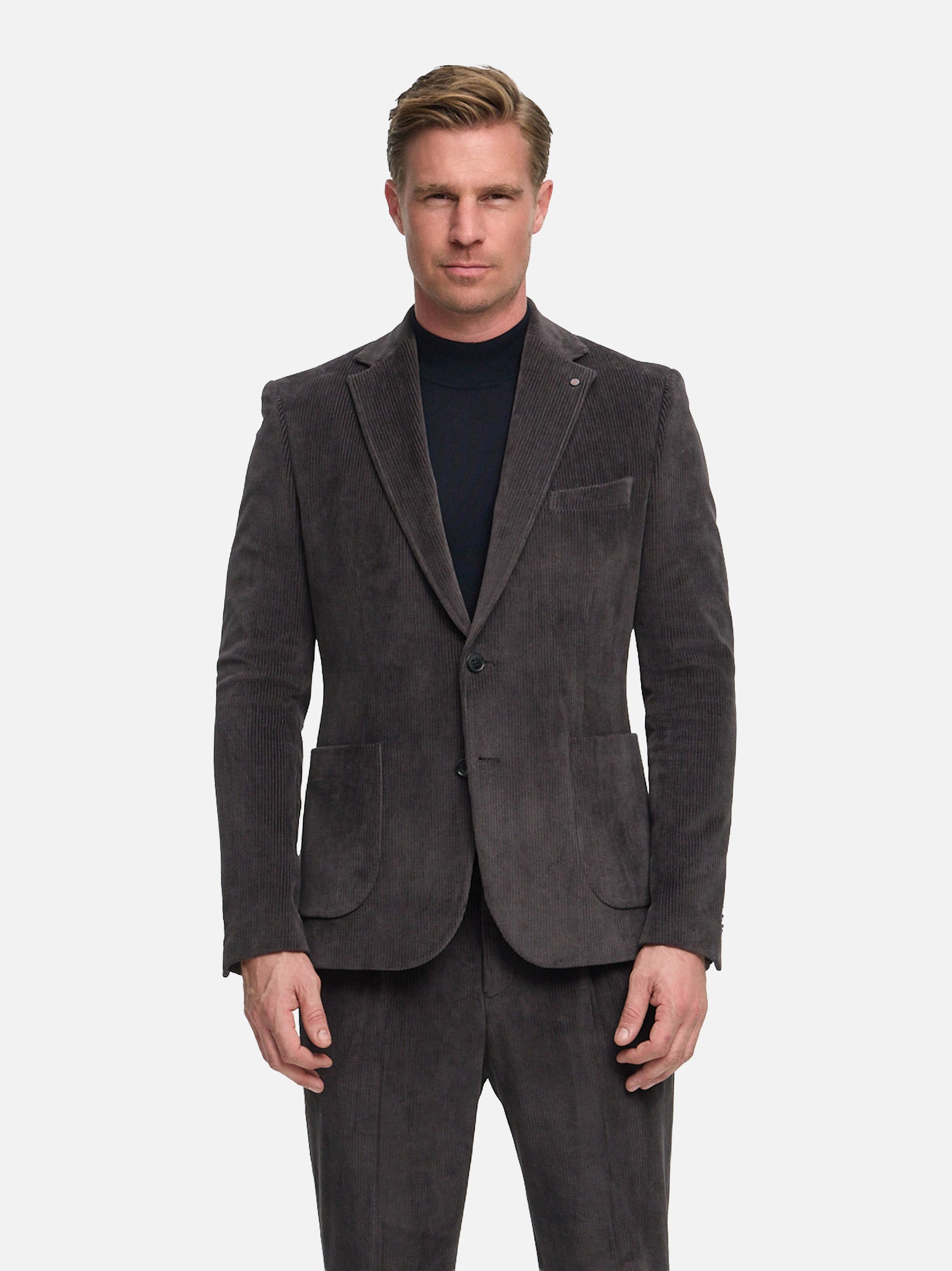 DiNick AT Sakko Slim Fit Dk. Brown – Bestandteil des Anzugs