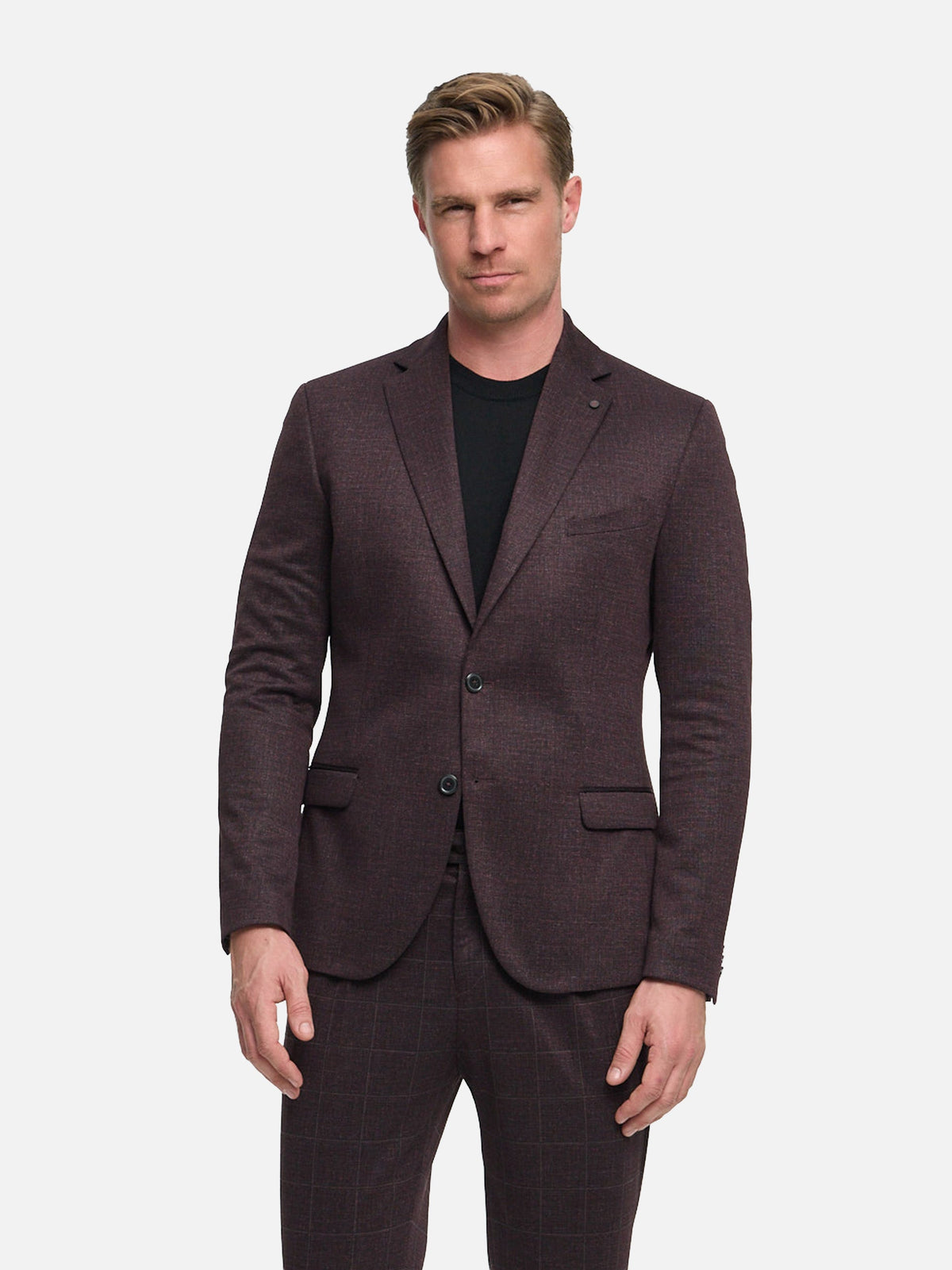 DiNick Sakko Slim Fit Dk. Red – Bestandteil des Anzugs