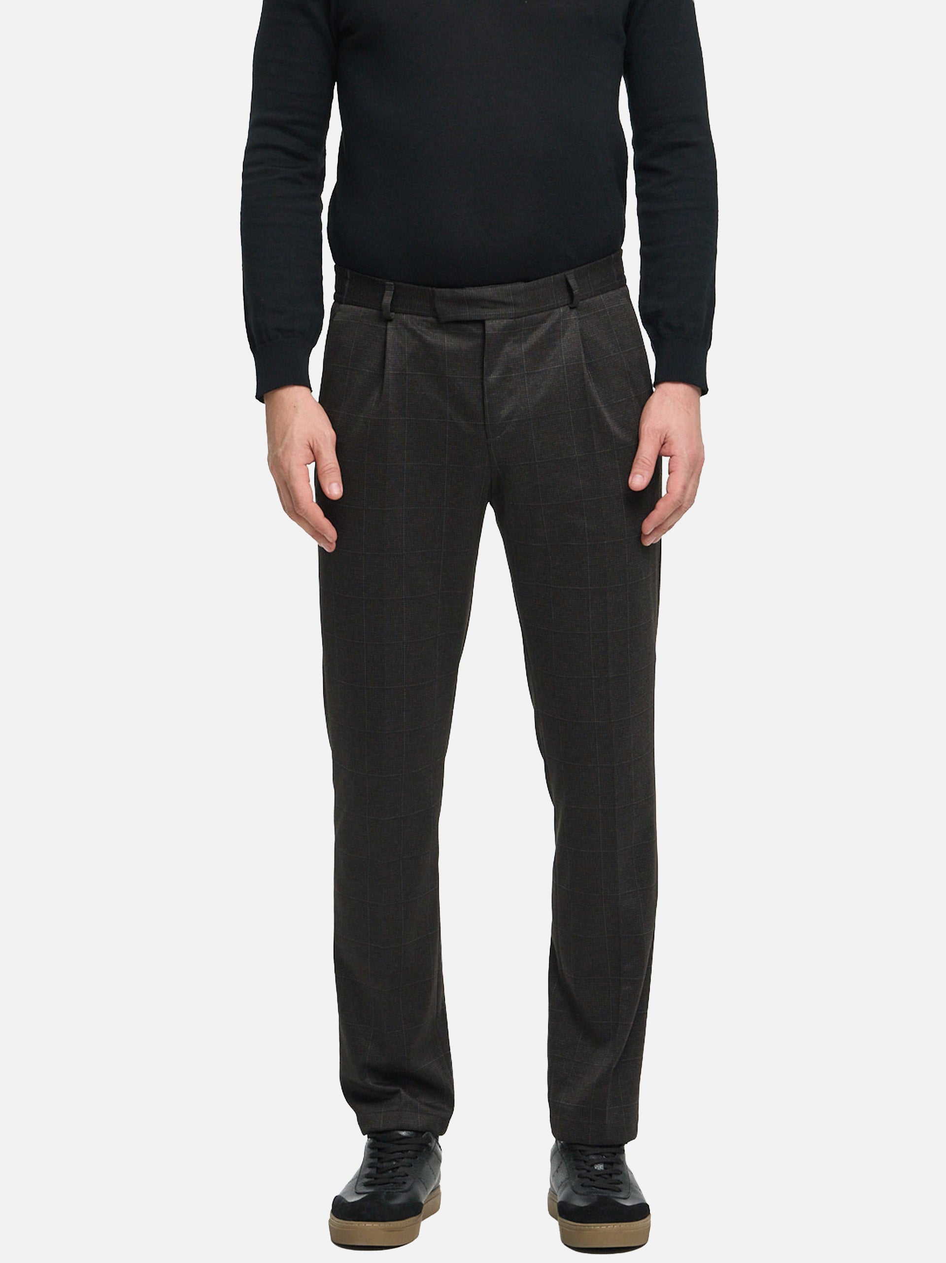 DiConnor40 SE Anzughose Modern Fit Dk. Brown – Bestandteil des Anzugs