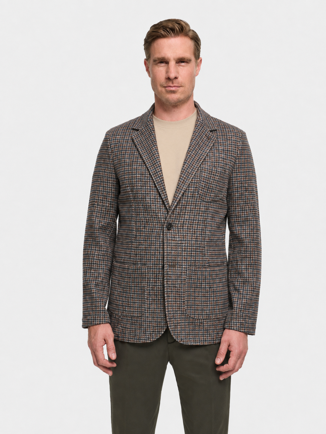 DiFab Sakko Slim Fit | Med. Brown