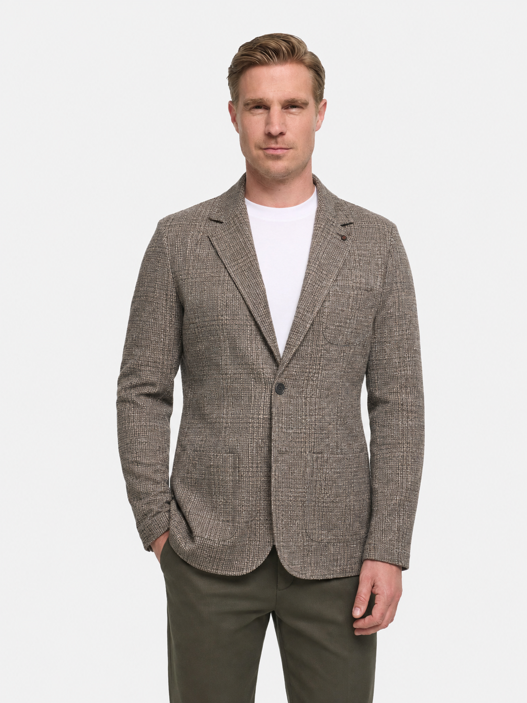 DiFab Sakko Slim Fit | Med. Brown