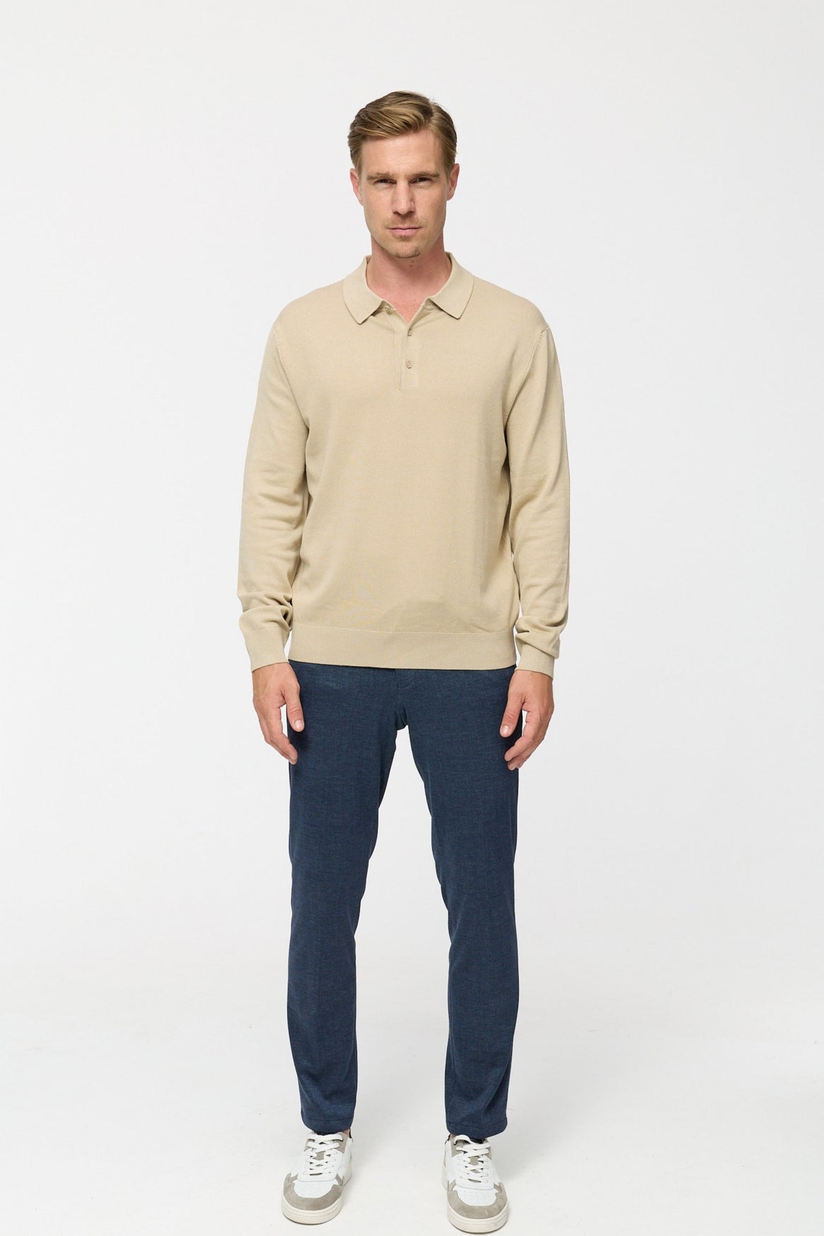 DiGin Sweater Slim Fit | Lt. Beige