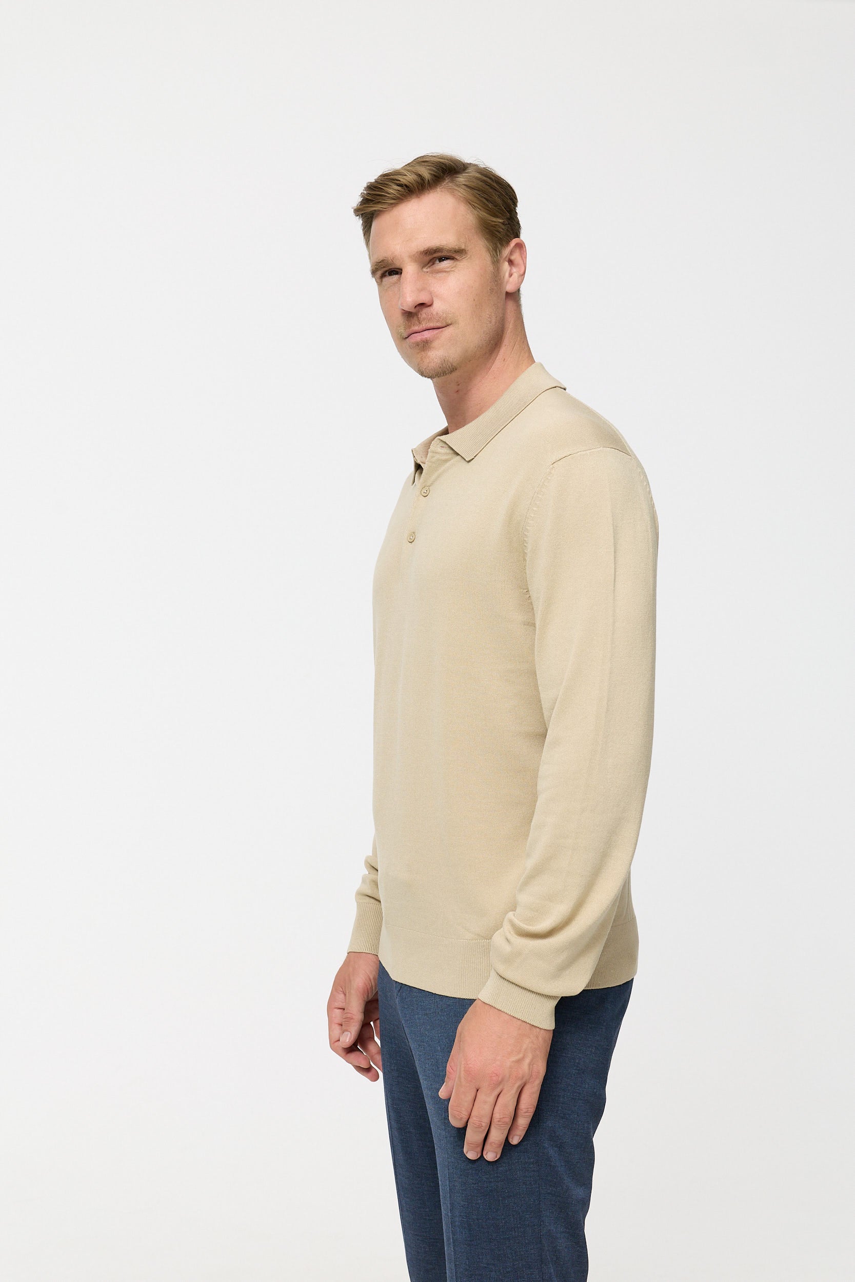 Knitwear Shirt DiGin 408-220 | Lt. Beige