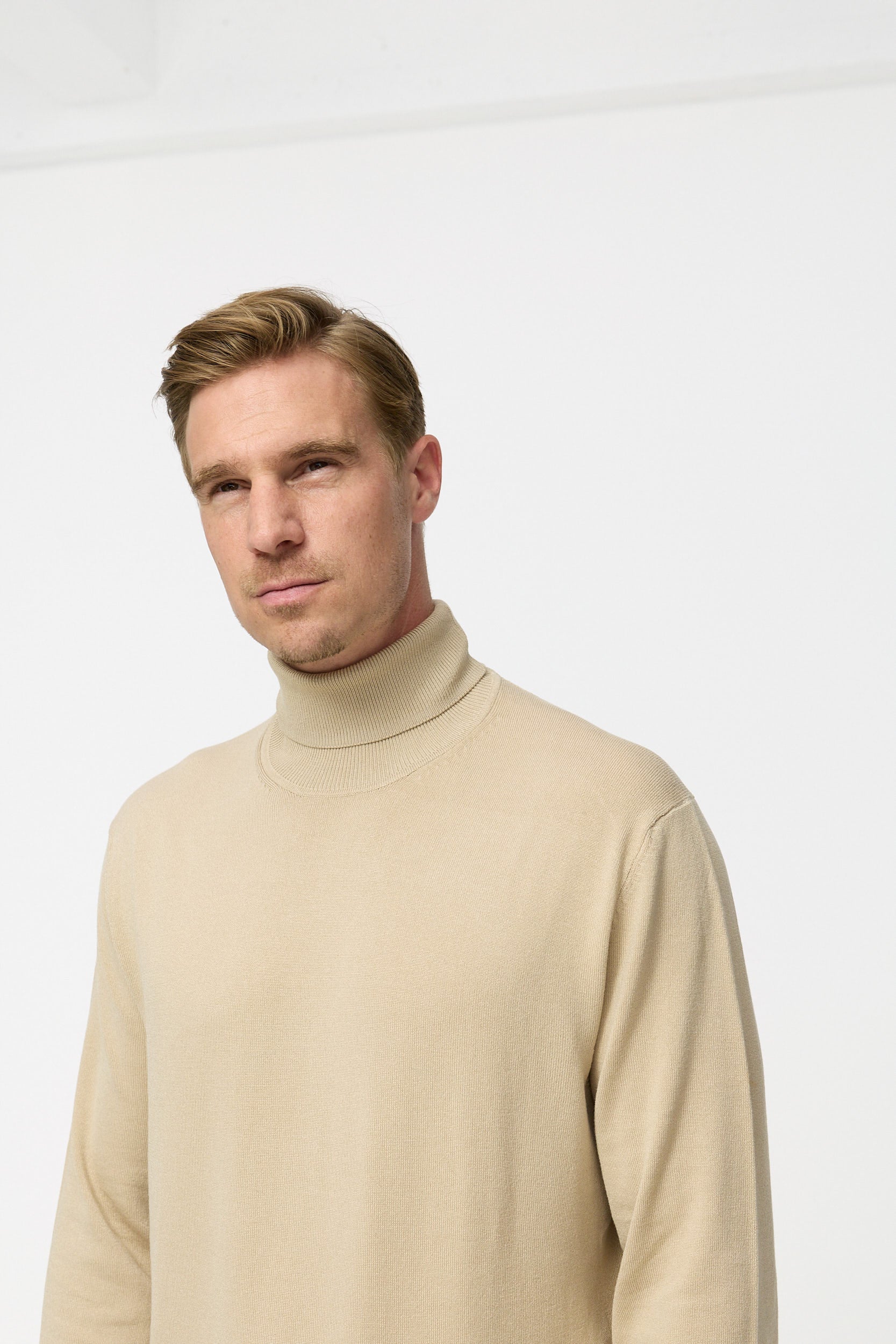 Rollkragen Pullover DiRyan 408-220 | Lt. Beige