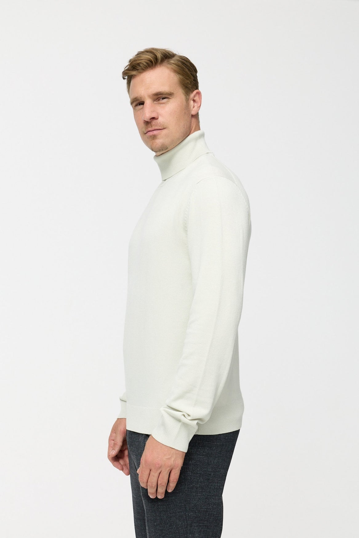 Rollkragen Pullover DiRyan 408-310 | Lt. Grey