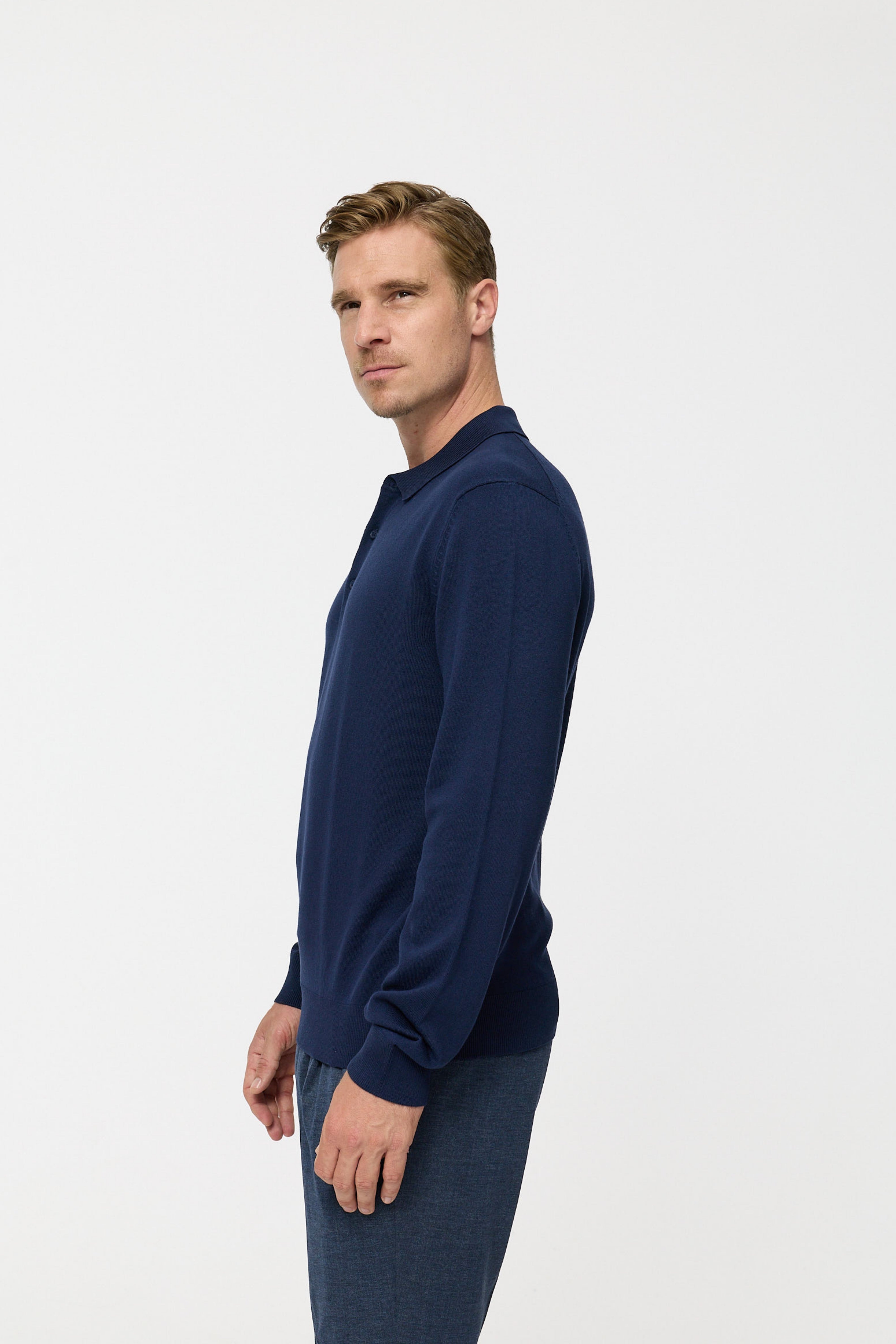 Knitwear Shirt DiGin 408-680 Navy