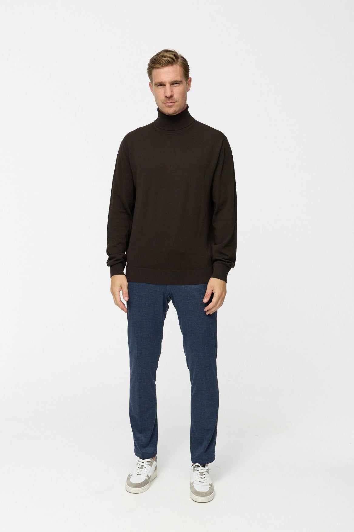 DiRyan Sweater Slim Fit | Dk. Brown