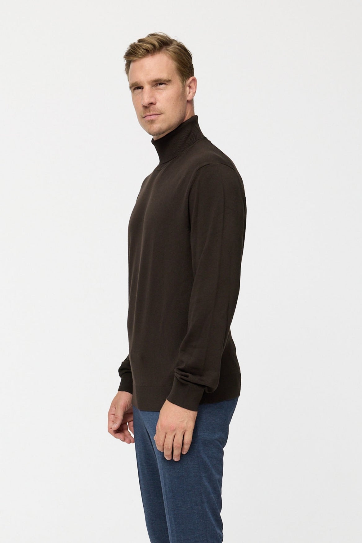 DiRyan Sweater Slim Fit | Dk. Brown