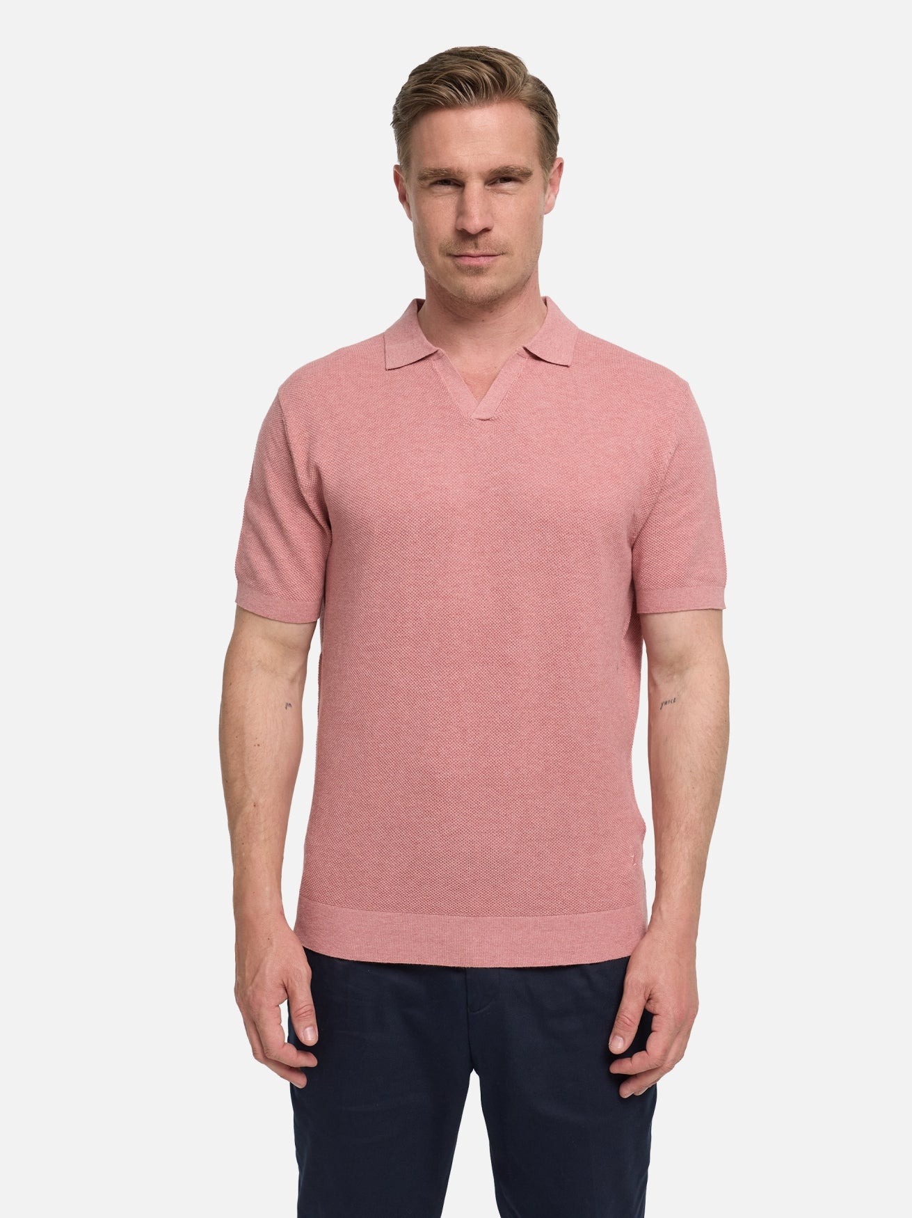 DiVero T-Shirt Slim Fit | Lt. Rose