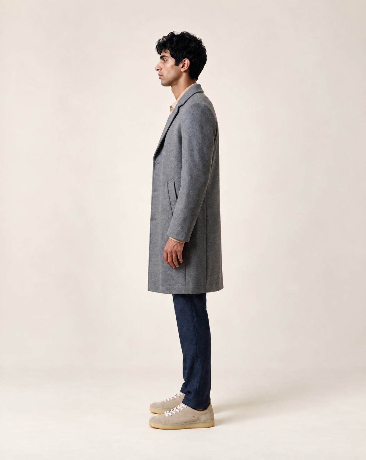 DiOve Mantel Slim Fit | Charcoal