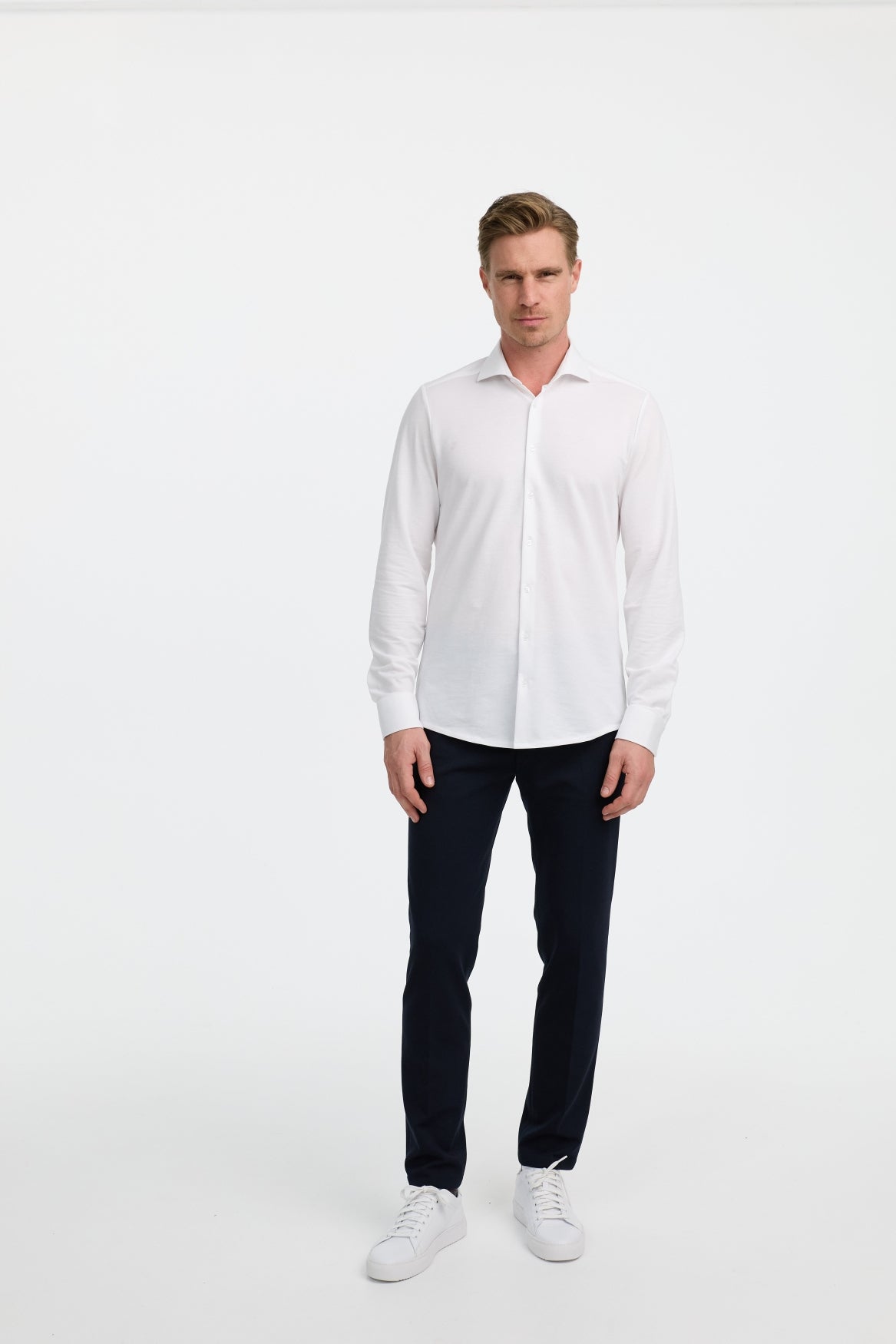 DiHans Hemd Slim Fit | Offwhite
