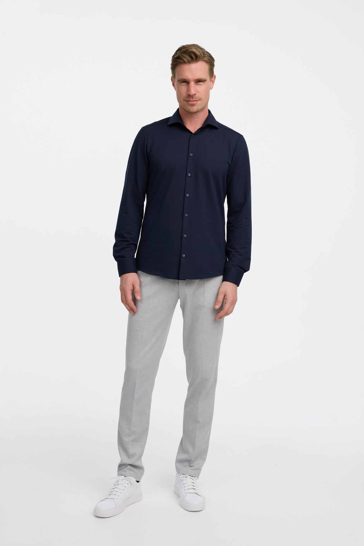 Herren Hemd DiHans in Dk. Navy, Vorderansicht