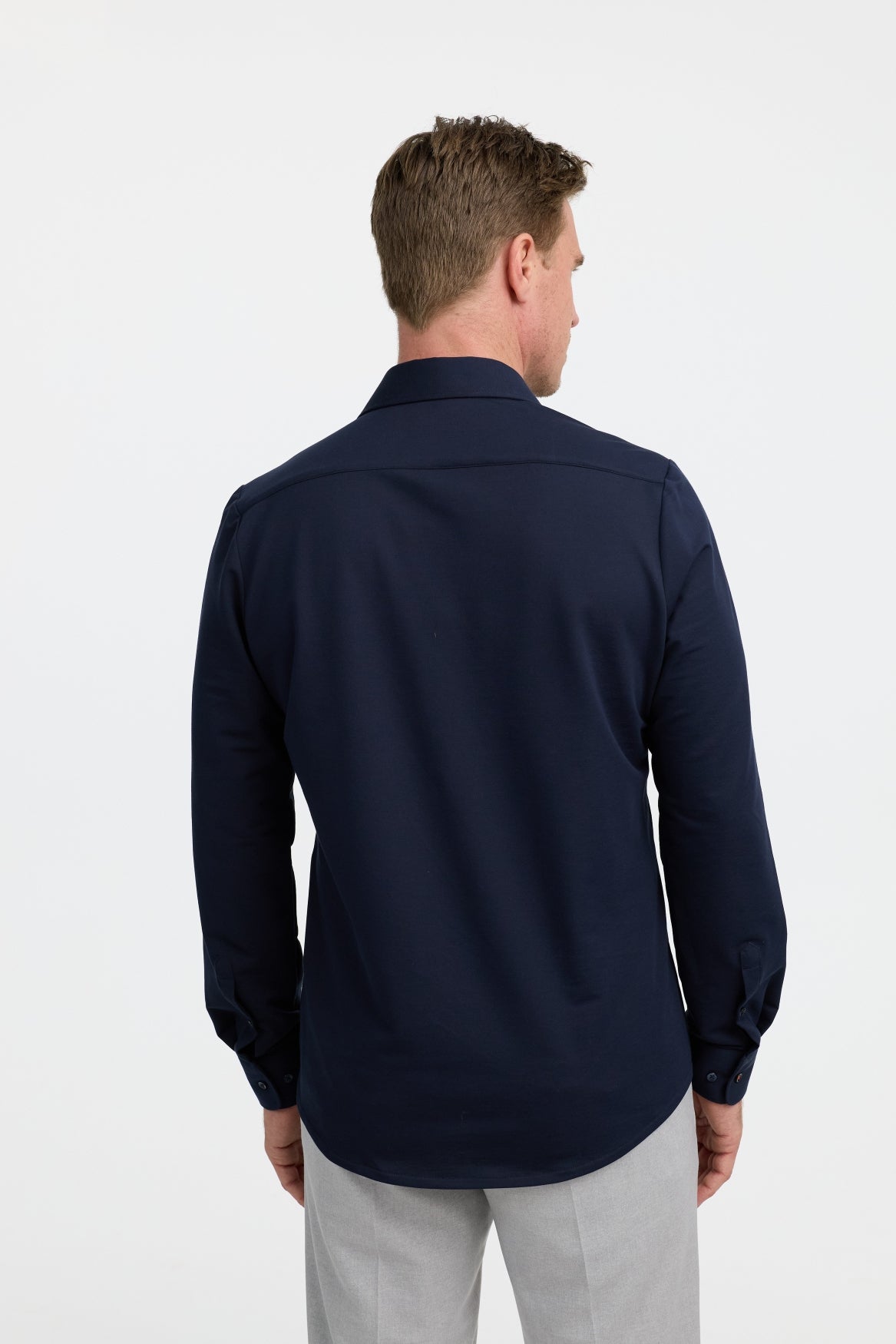 Herren Hemd DiHans in Dk. Navy, Seitenansicht
