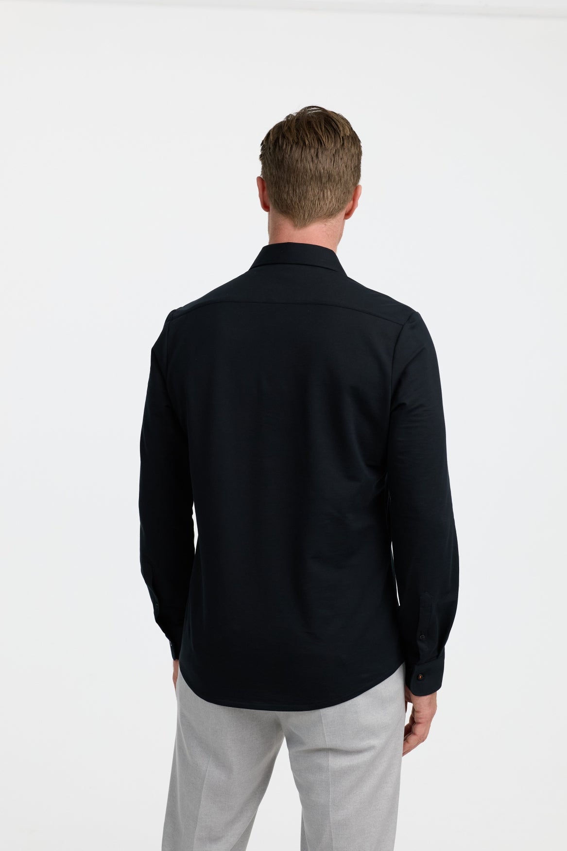 Herren Hemd DiHans in Black, Seitenansicht